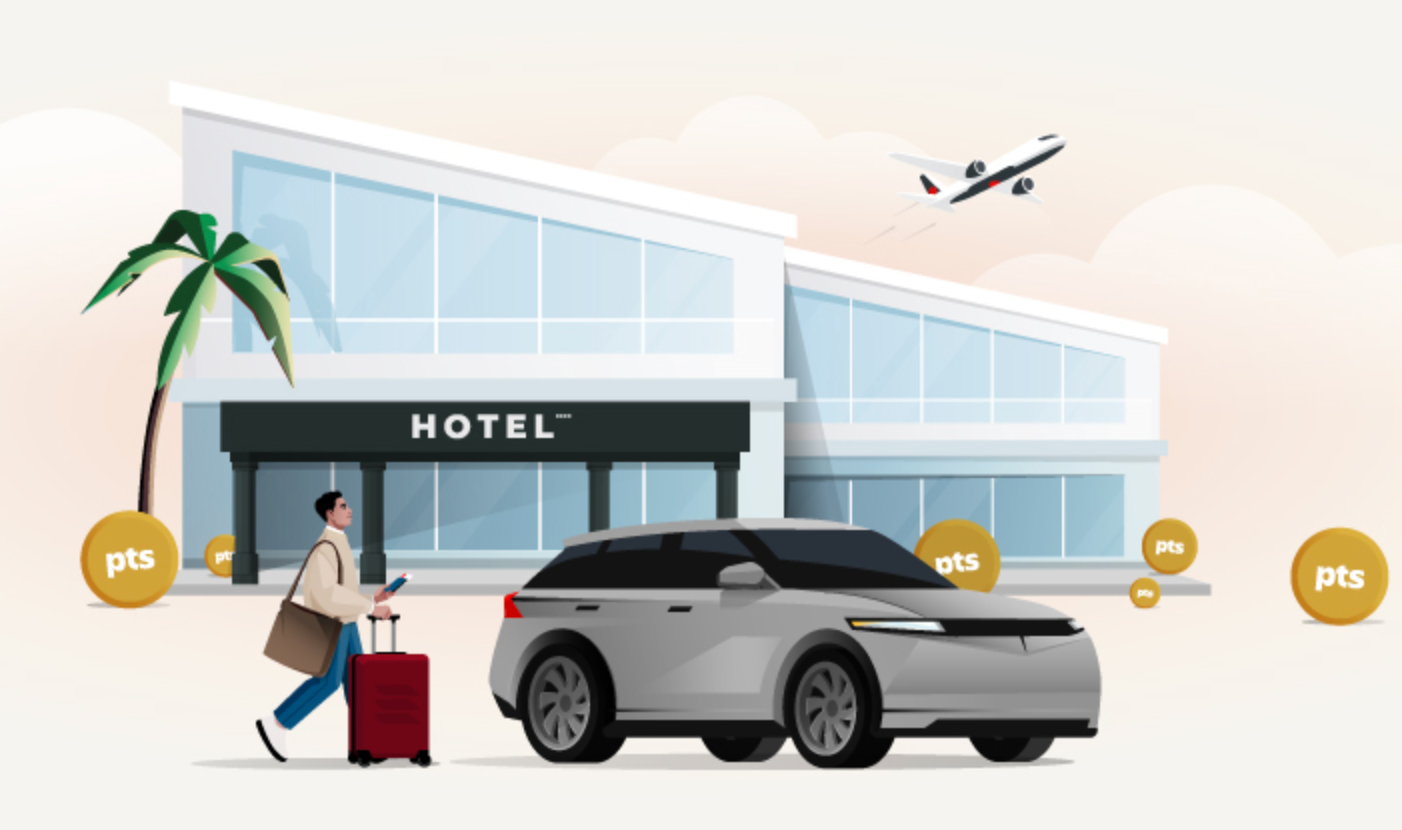 Aeroplan hotel and car rental promotion banner