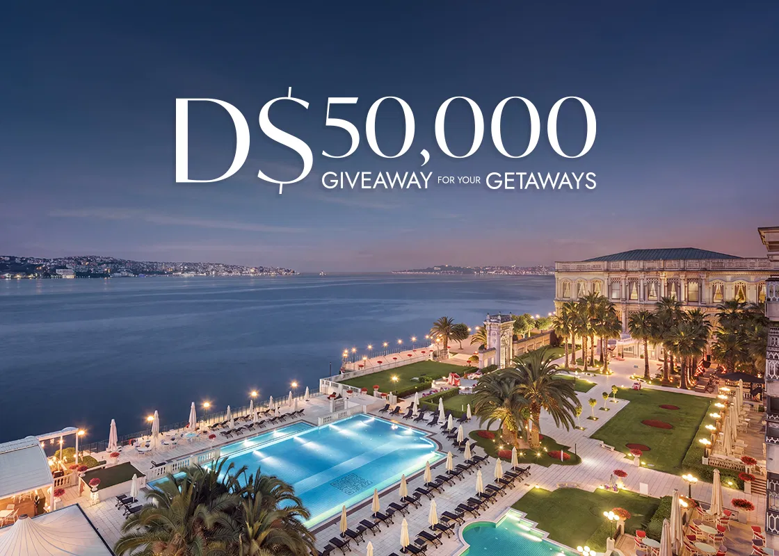 GHA Discovery D$50,000 giveaway for your getaways promotion banner