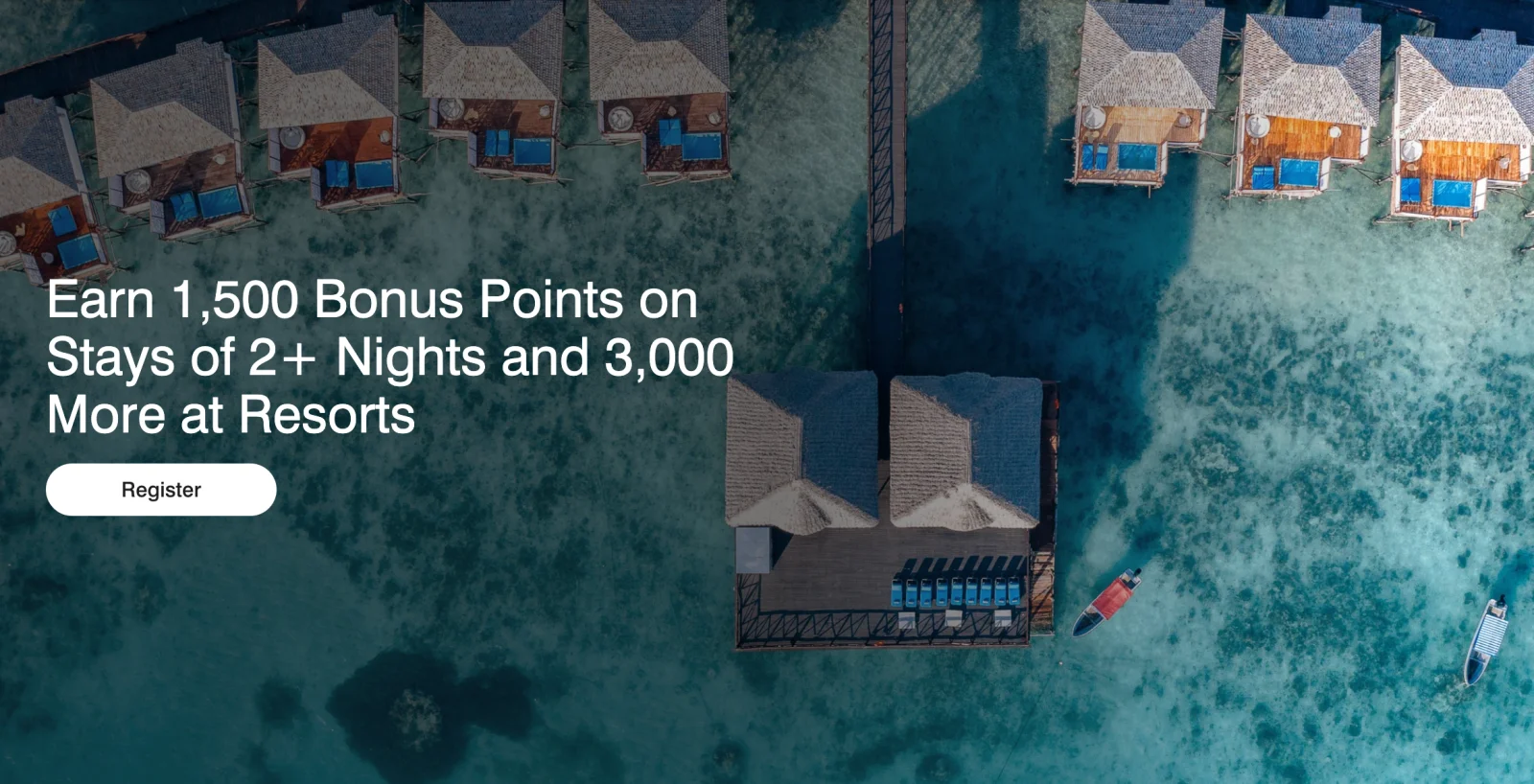 Marriott Bonvoy Promotion Central banner for the Fall 2026 promotion, earn 1,500 bonus points on stays of two or more nights and 3,000 more at resorts