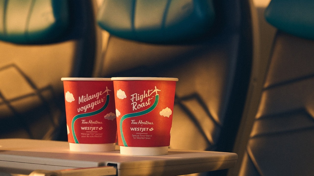 Tim Hortons Is Coming to WestJet Flights, and to WestJet Rewards in 2027