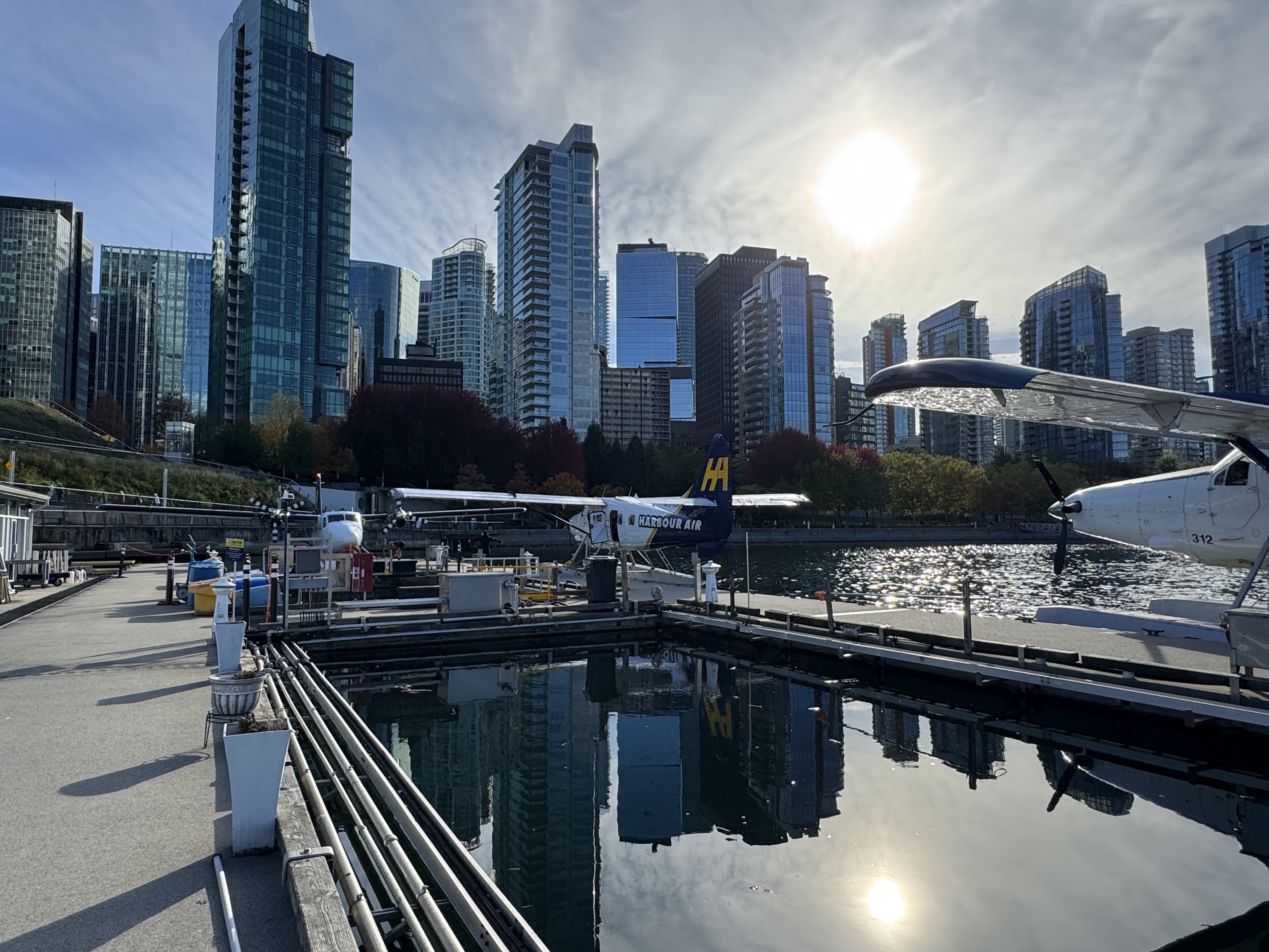 Harbour Air has a seaplane terminal in downtown Vancouver