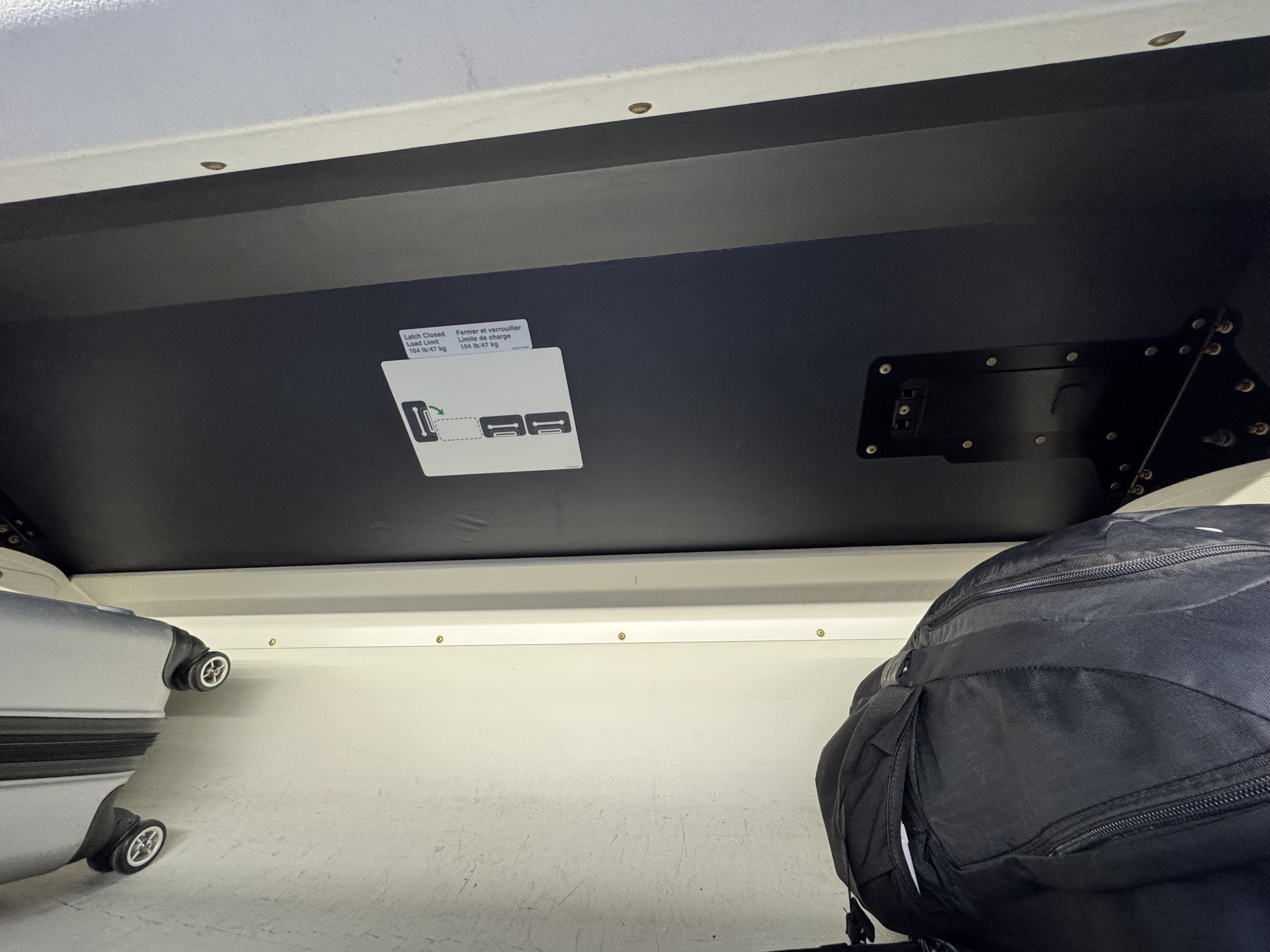 The competition for overhead bin space is fierce