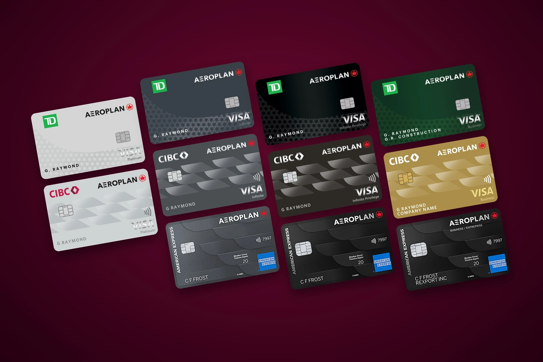 How Do the 11 Aeroplan Credit Cards Compare?