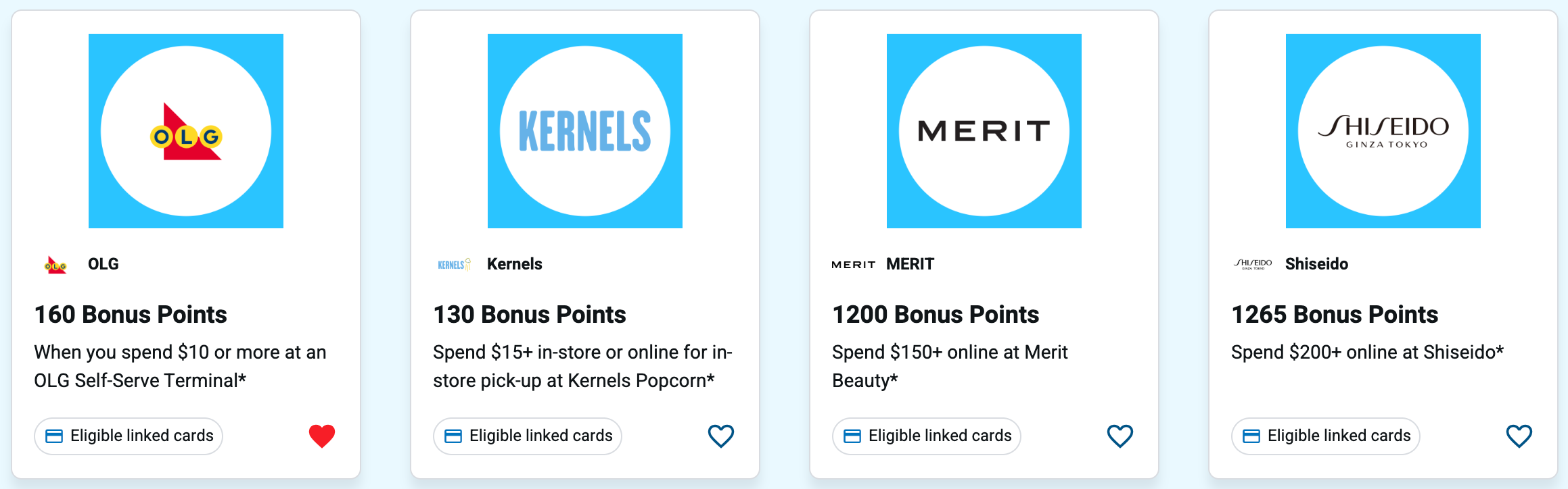 Blue Rewards card-linked offers