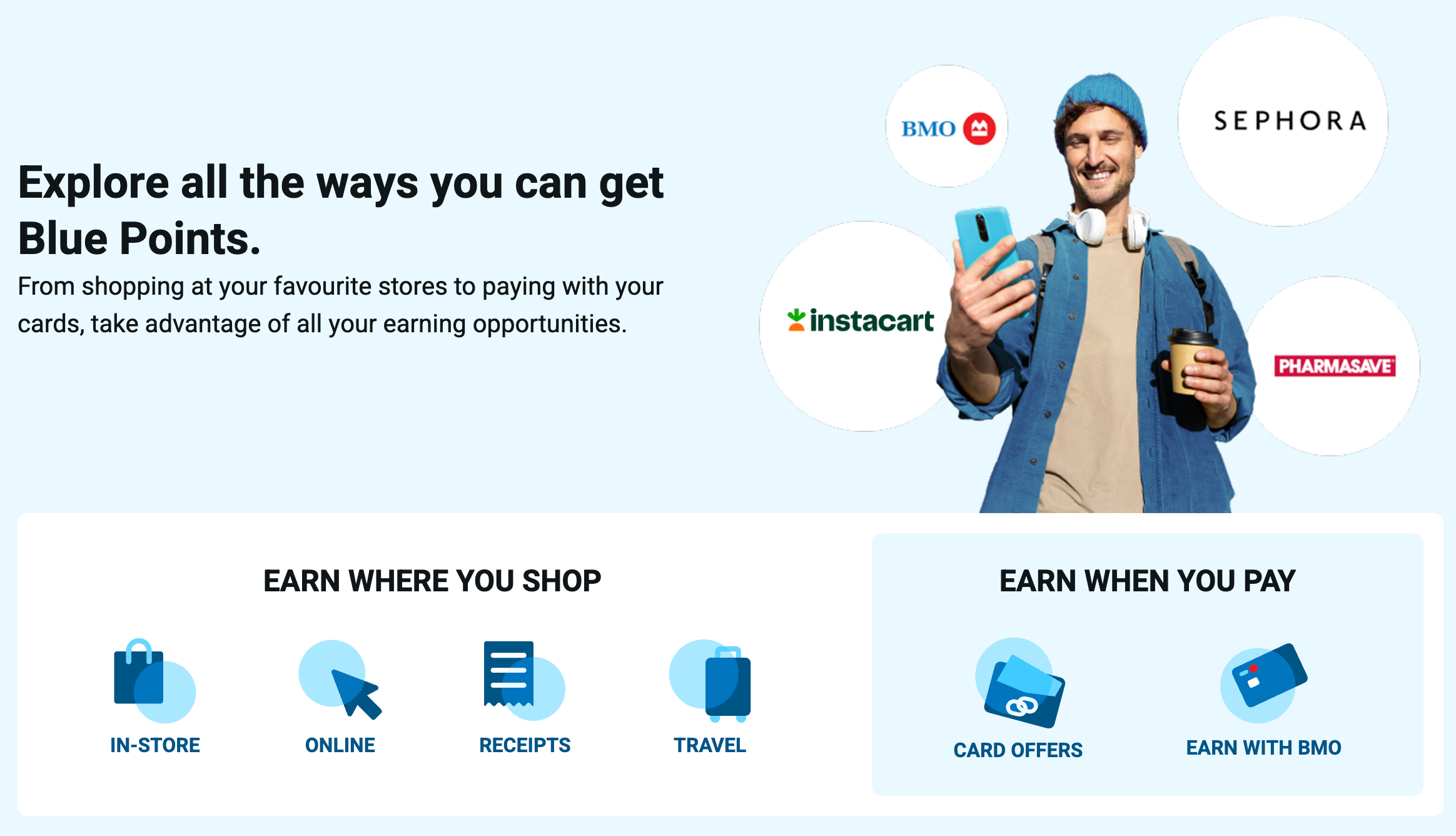 How to earn Blue Rewards