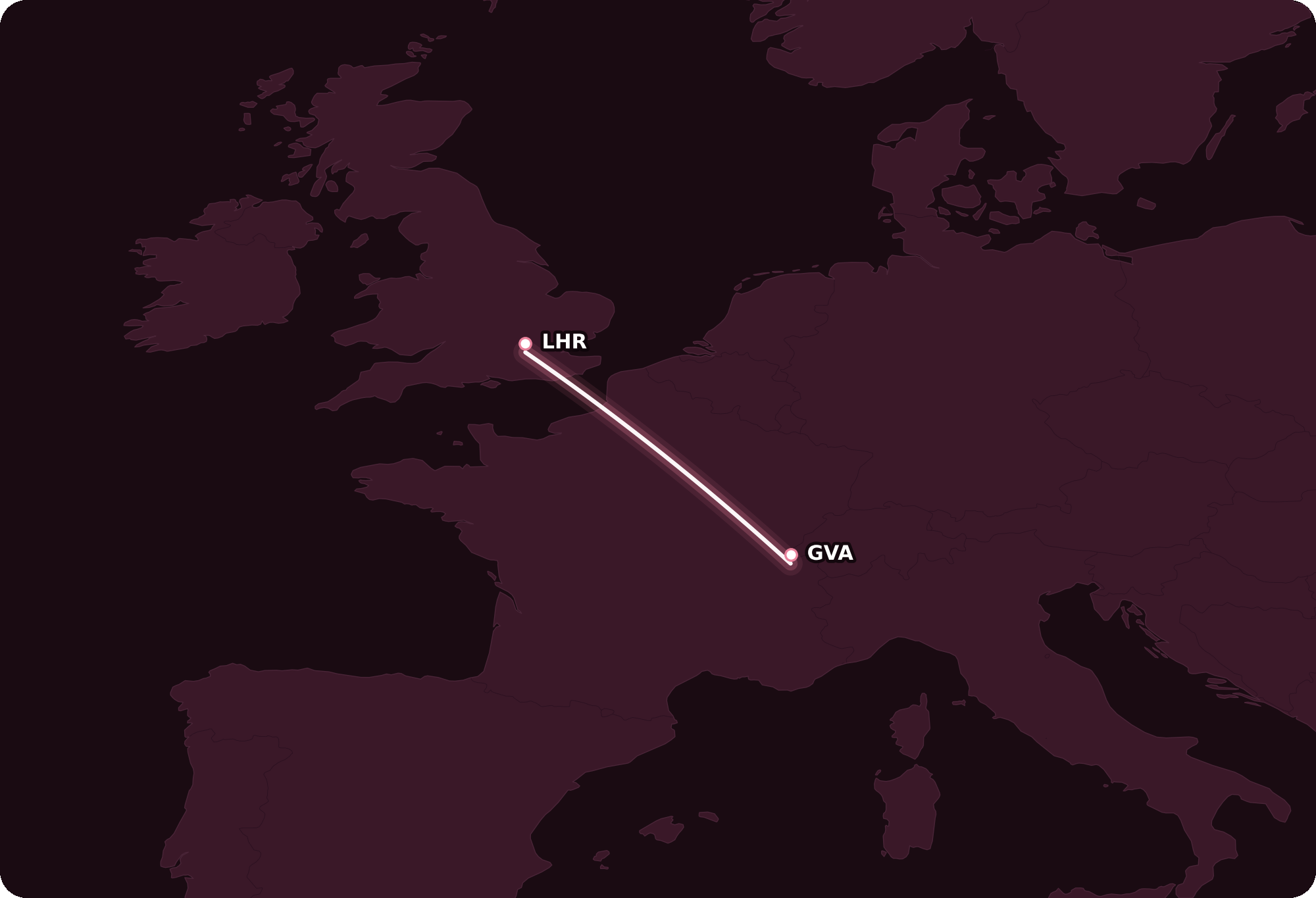 Map for Booked: Relentlessly Round-the-World