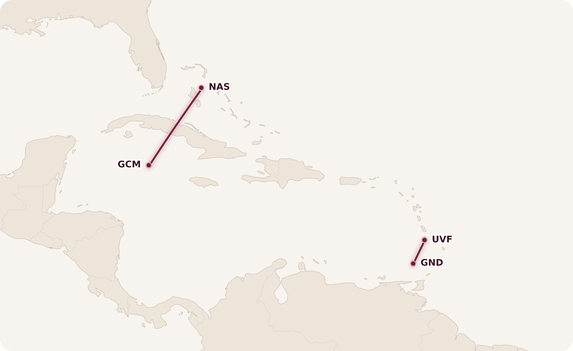 Map for What Are Fifth Freedom Flights?