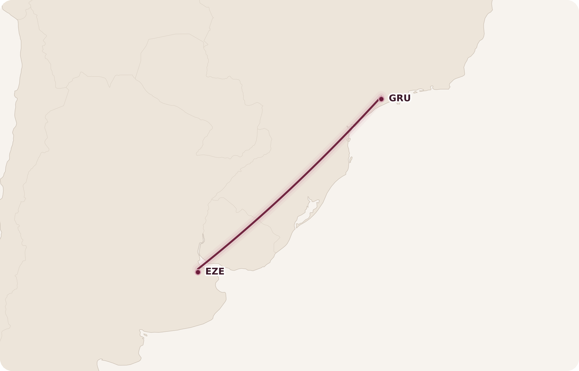 Map for Booked: A Latin American Expedition