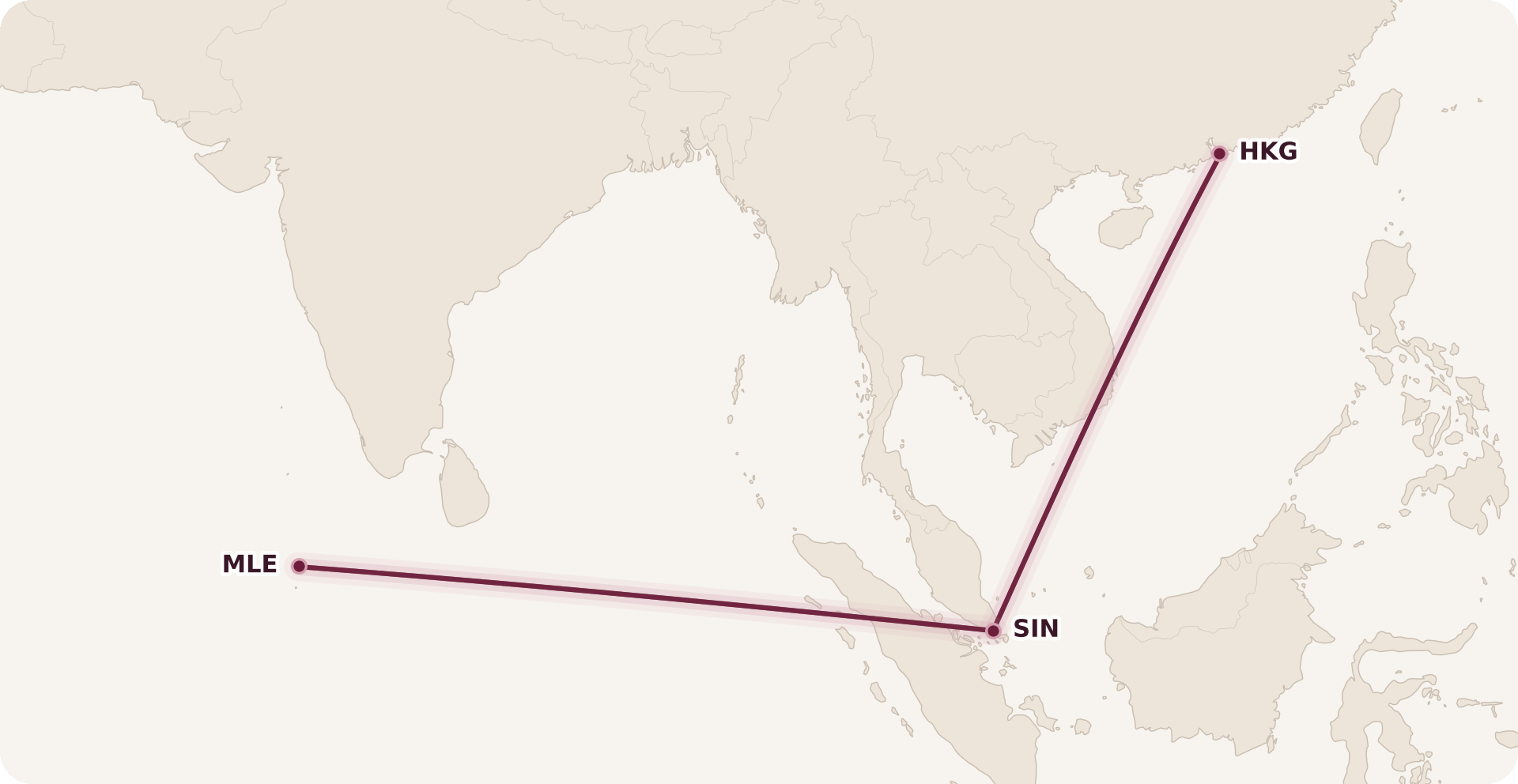 Map for Booked: Overwater Overindulgence