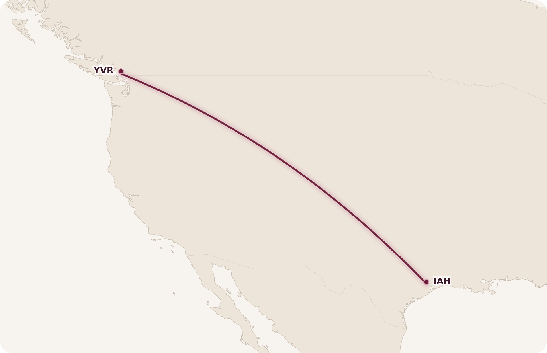 Map for Air Canada Launches New US Routes from Halifax and Vancouver