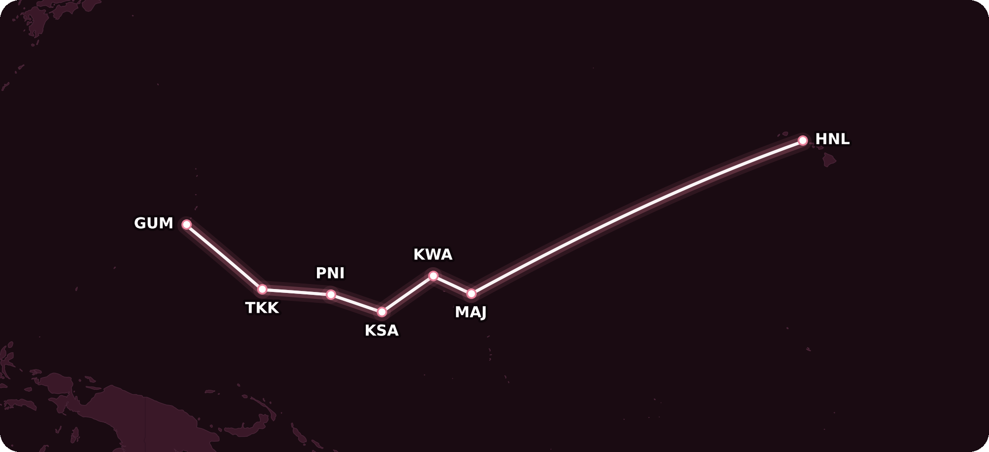 Map for What Are Fifth Freedom Flights?