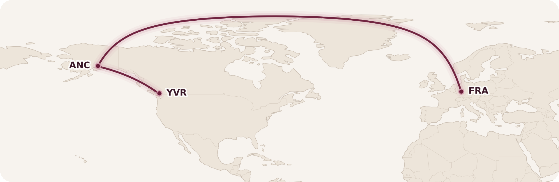 Map for Aeroplan Adds Partnership with Eurowings Discover