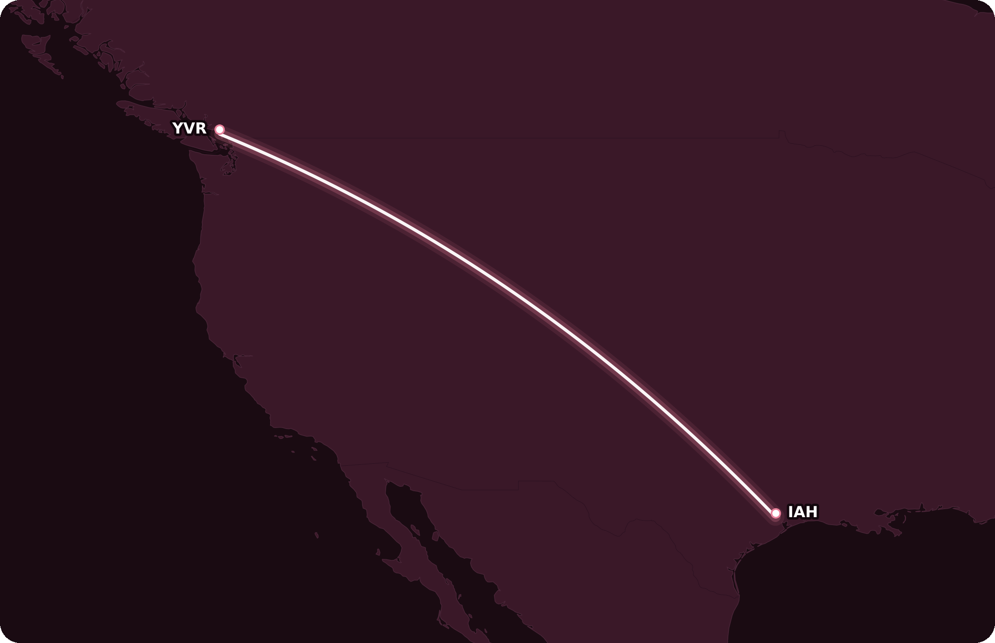 Map for Air Canada Launches New US Routes from Halifax and Vancouver