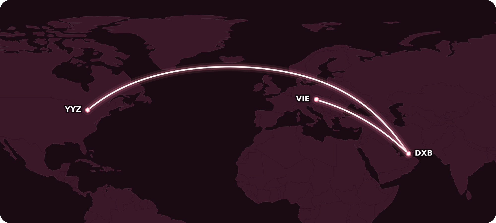 Map for The 5 First Class Airlines I’d Love to Fly Next