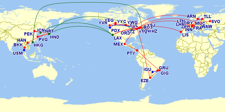 Map for 2018 Year in Review