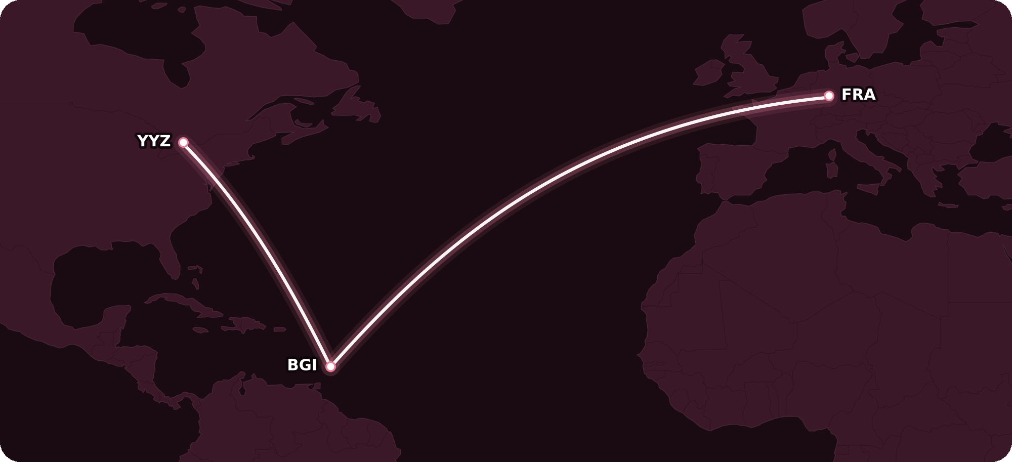 Map for Aeroplan Adds Partnership with Eurowings Discover