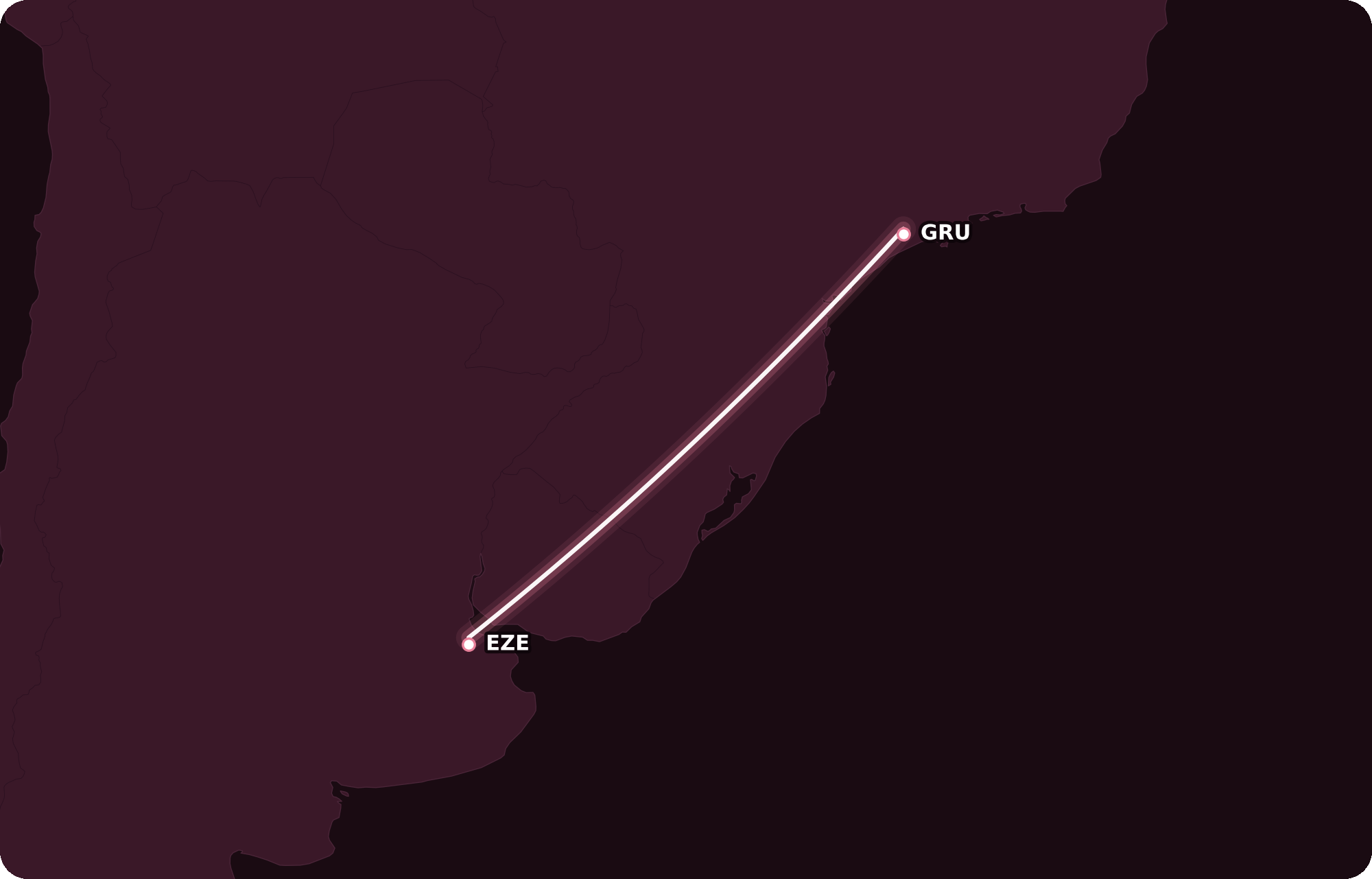 Map for Booked: A Latin American Expedition