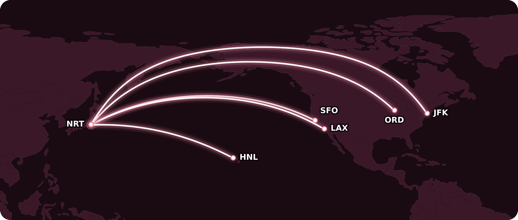 Map for The Complete Guide to ANA First Class