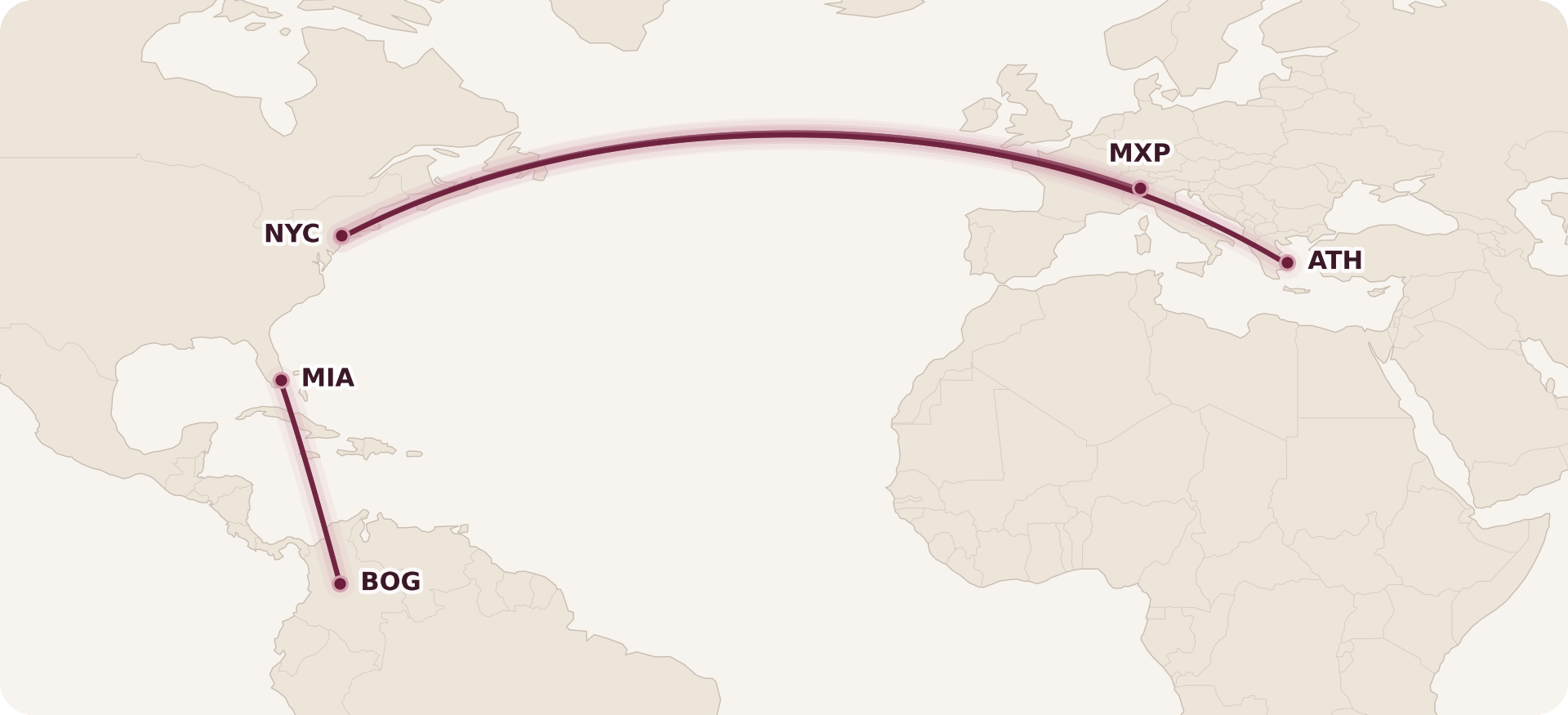 Map for The Complete Guide to Emirates First Class