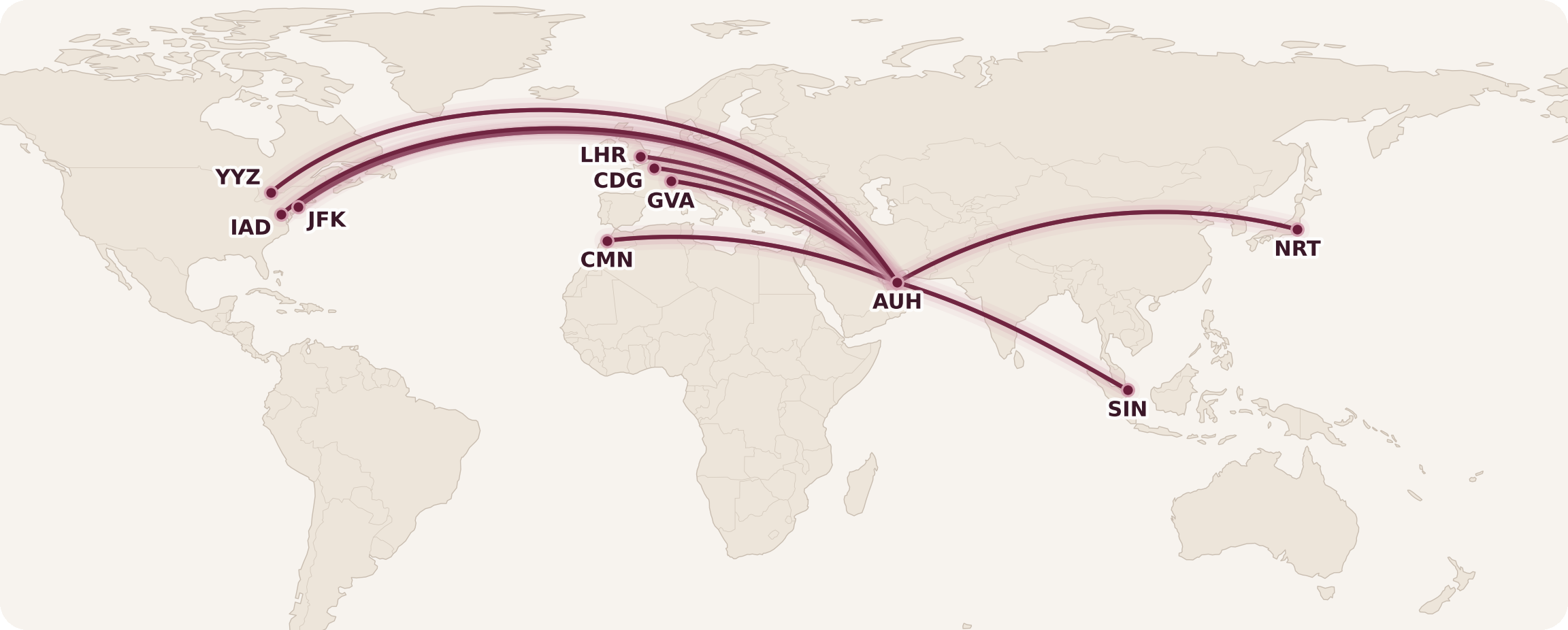 Which Routes Offer Etihad Airways First Class?