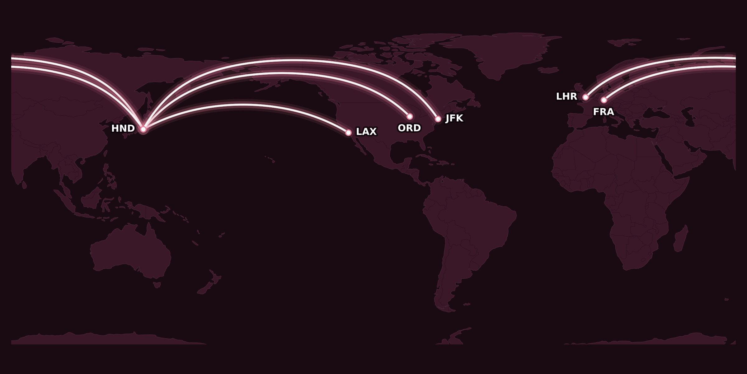 Map for The Complete Guide to ANA First Class