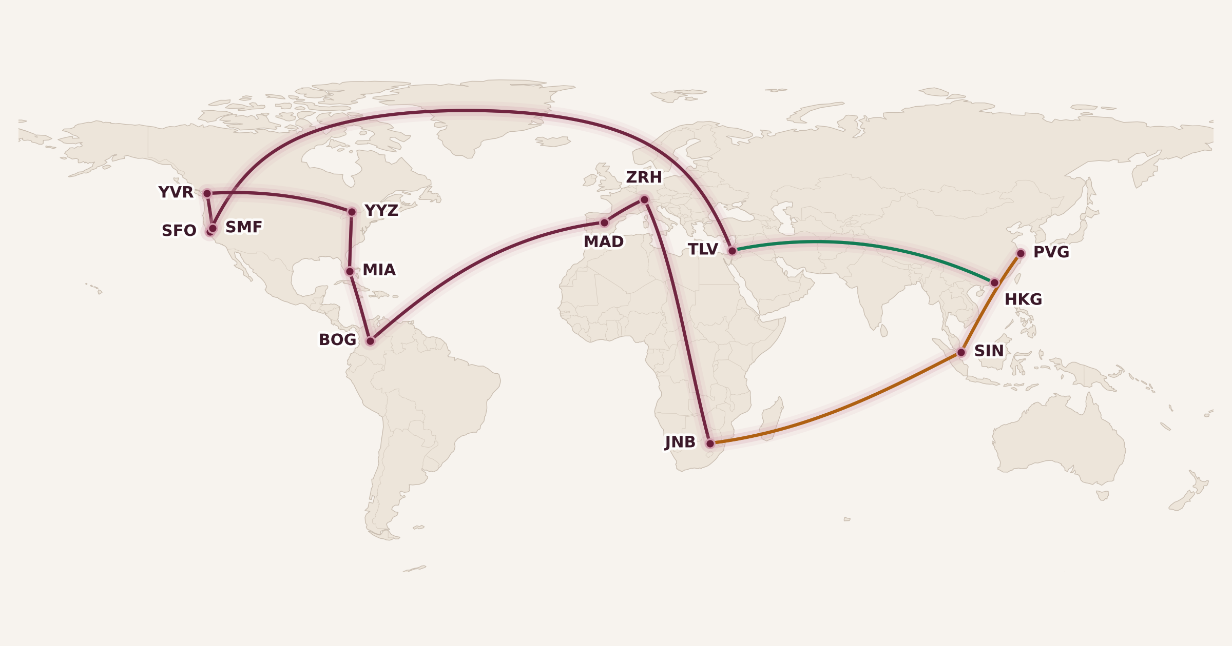Map for Have You Rescheduled Your Travel Plans Yet?