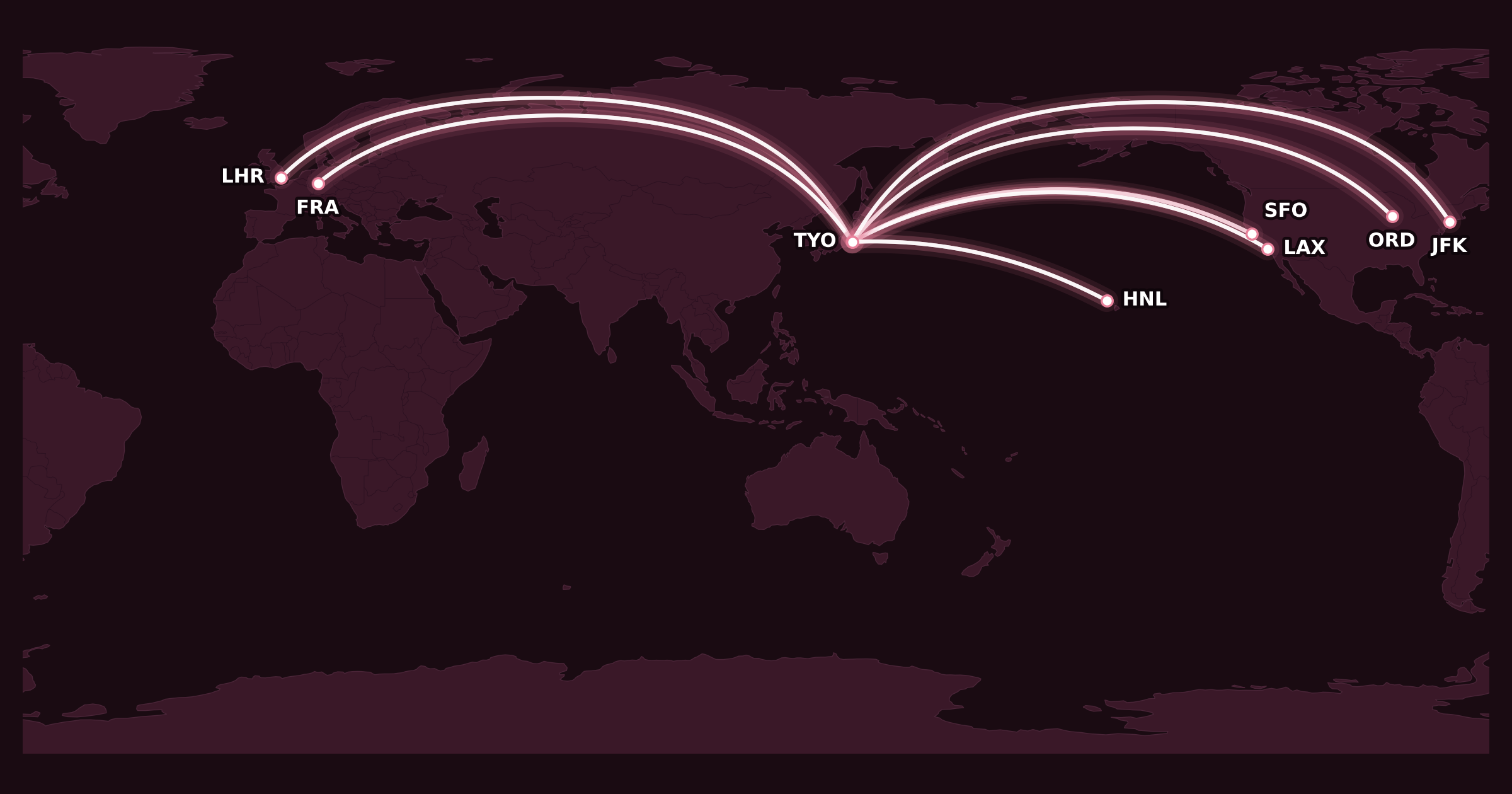Map for Head-to-Head: ANA First Class vs. Japan Airlines First Class