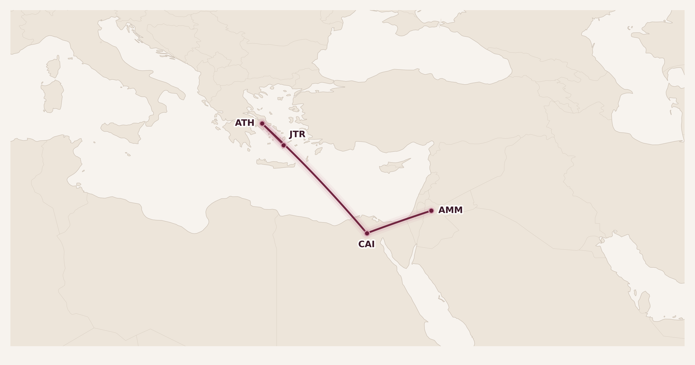 Map for Booked: A Journey Through the Old World