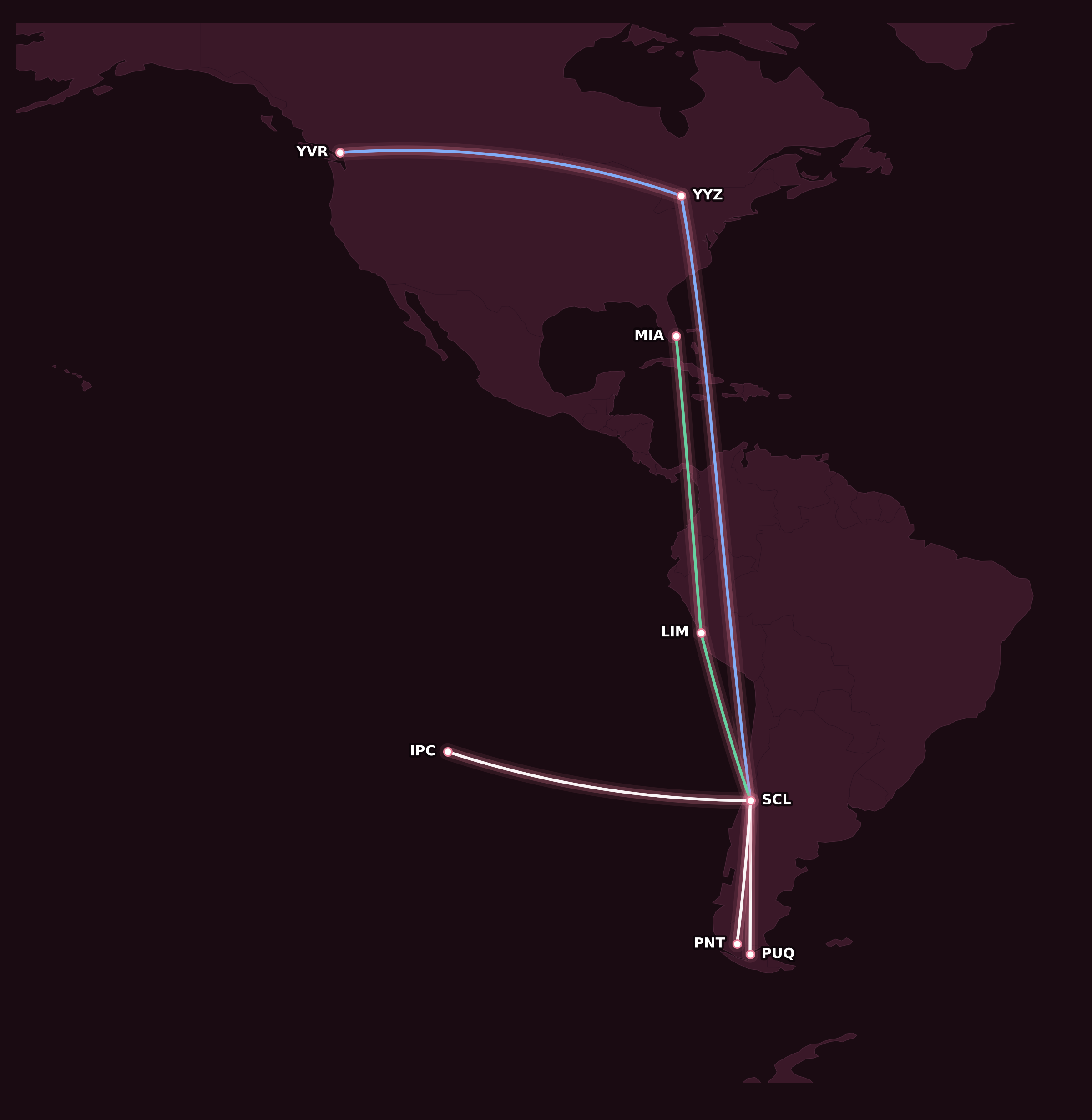 Map for Booked: From Mountains to Moai
