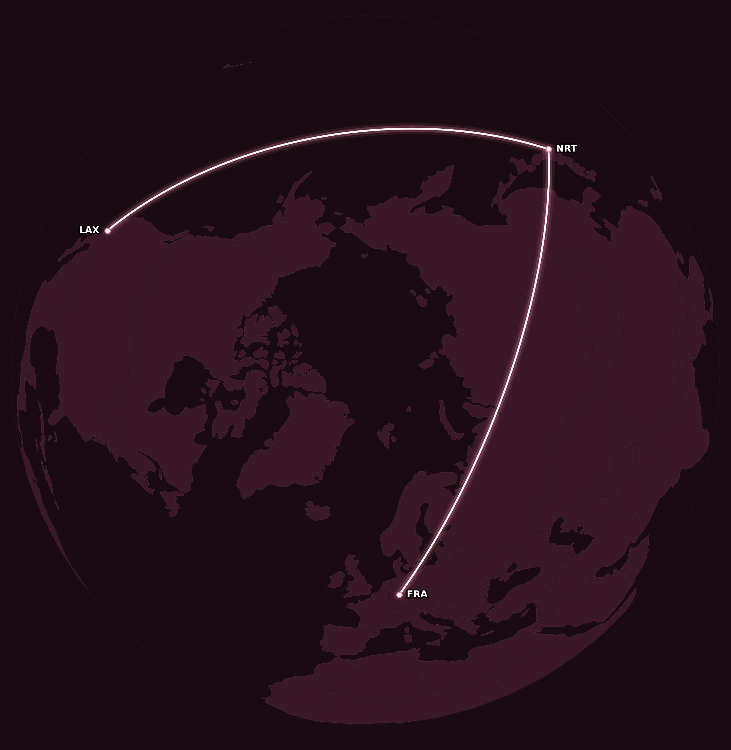 Map for How to Book Complex Trips with Aeroplan