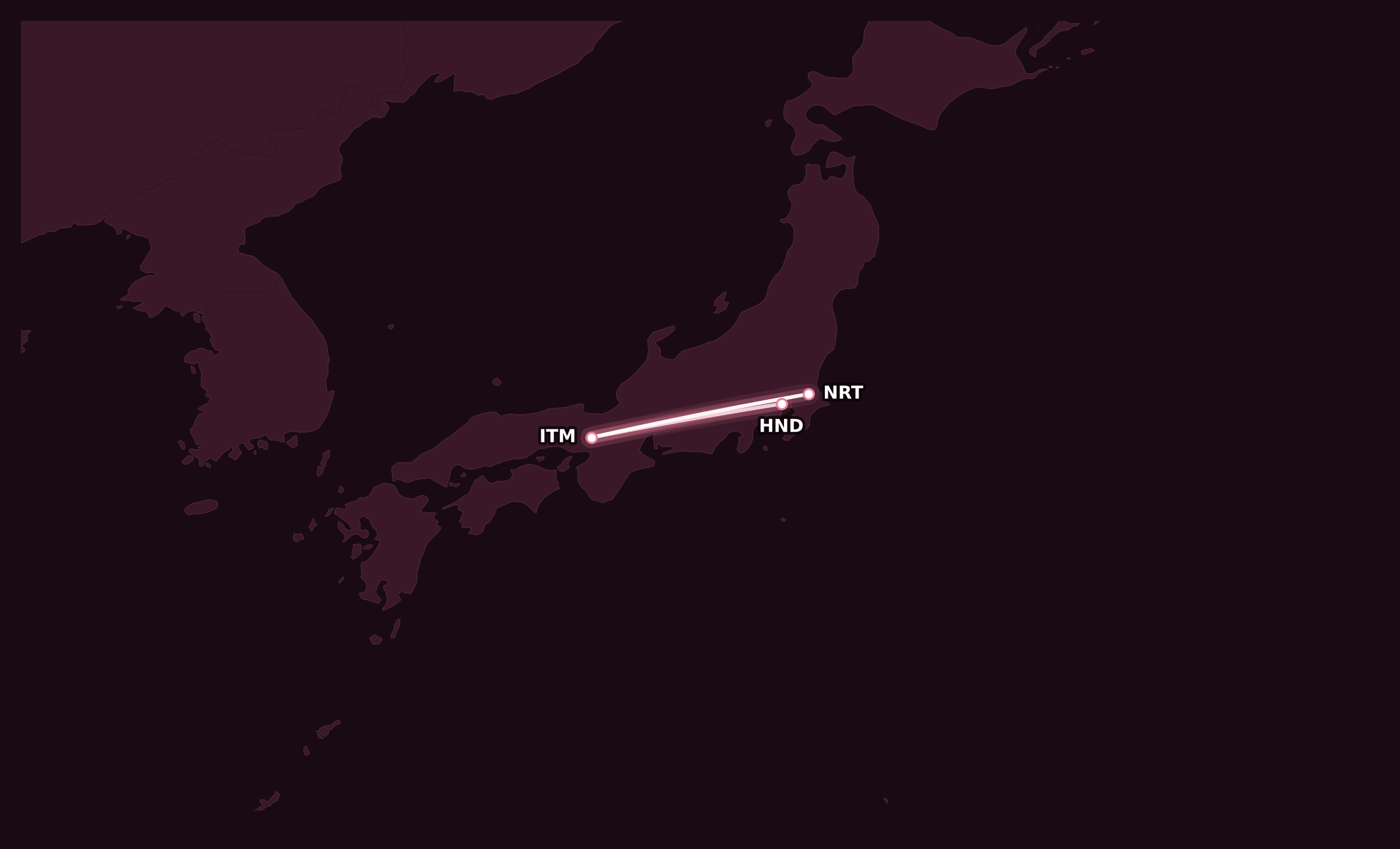 Map for Booked: Summer in Asia