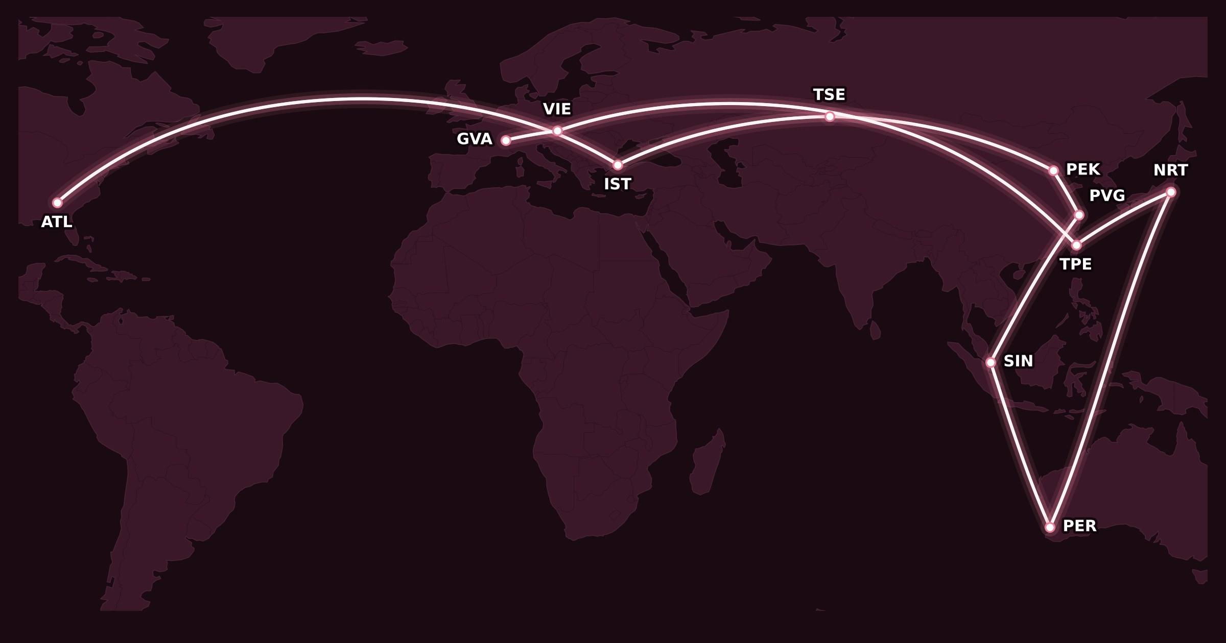 Map for Analyzing My Next Big Aeroplan Mini-RTW
