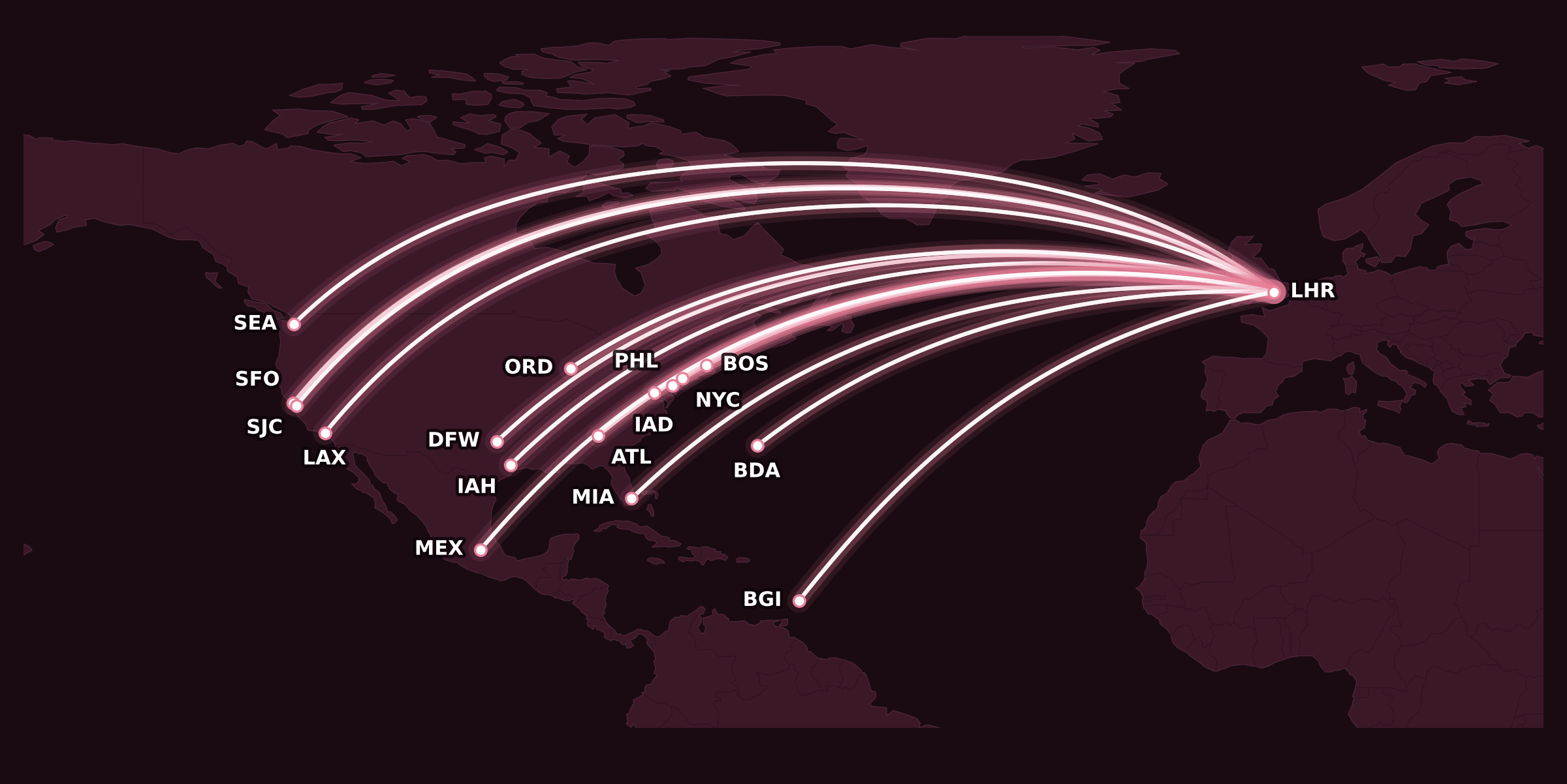 Map for The Complete Guide to British Airways First Class