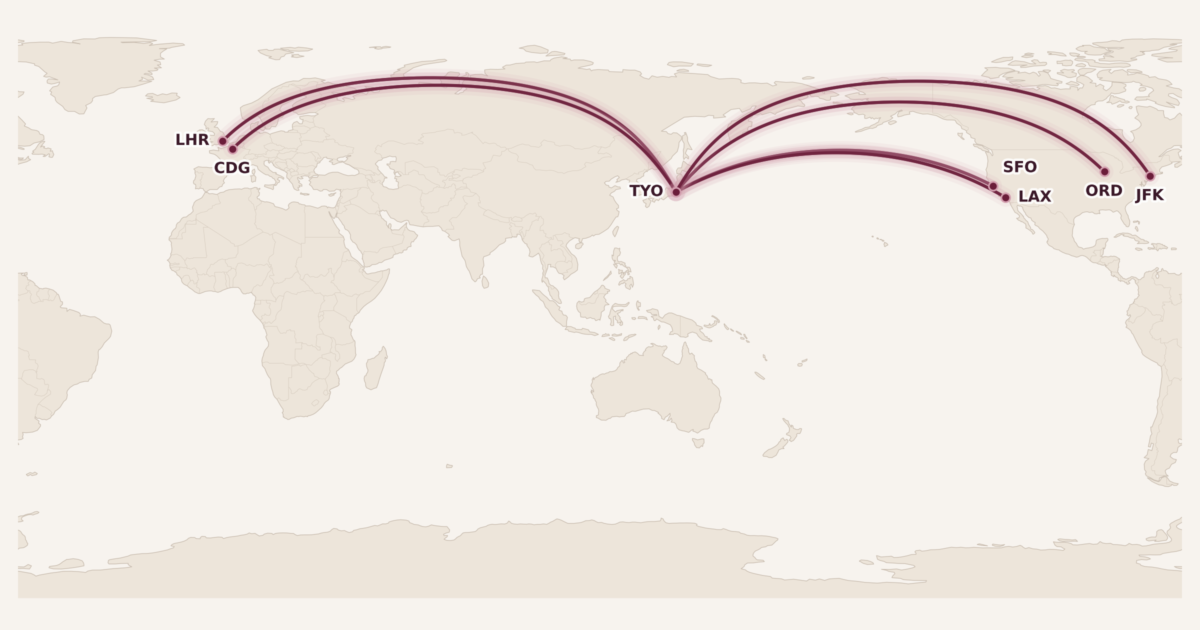 Map for Head-to-Head: ANA First Class vs. Japan Airlines First Class