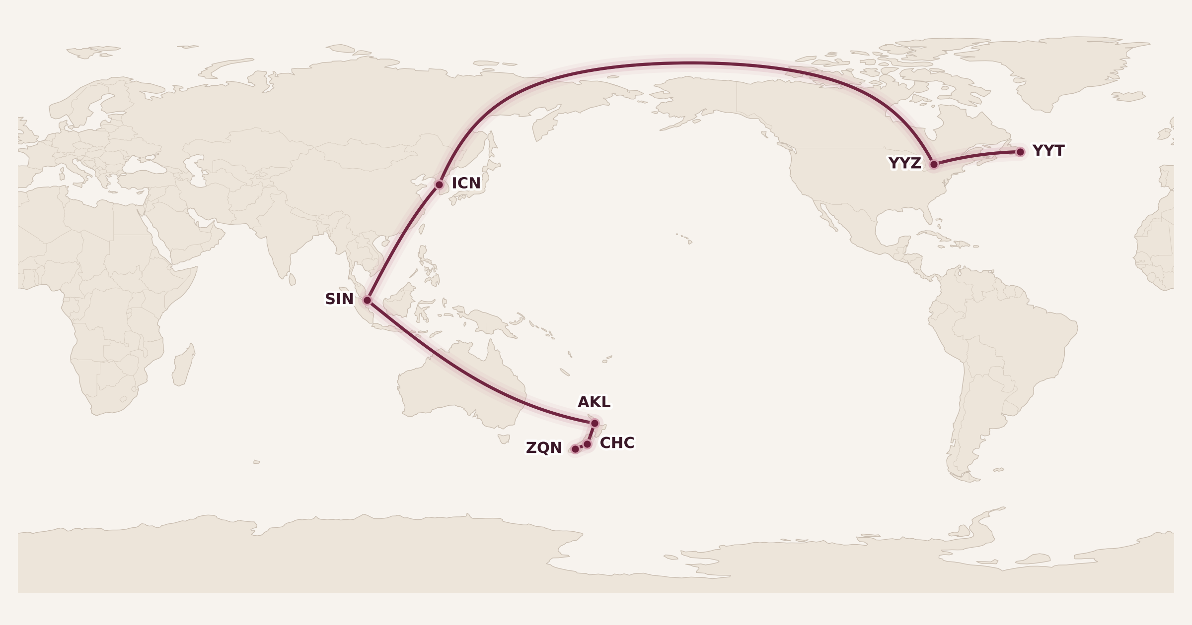 Map for New Zealand’s Strong Fuel Surcharge Regulations