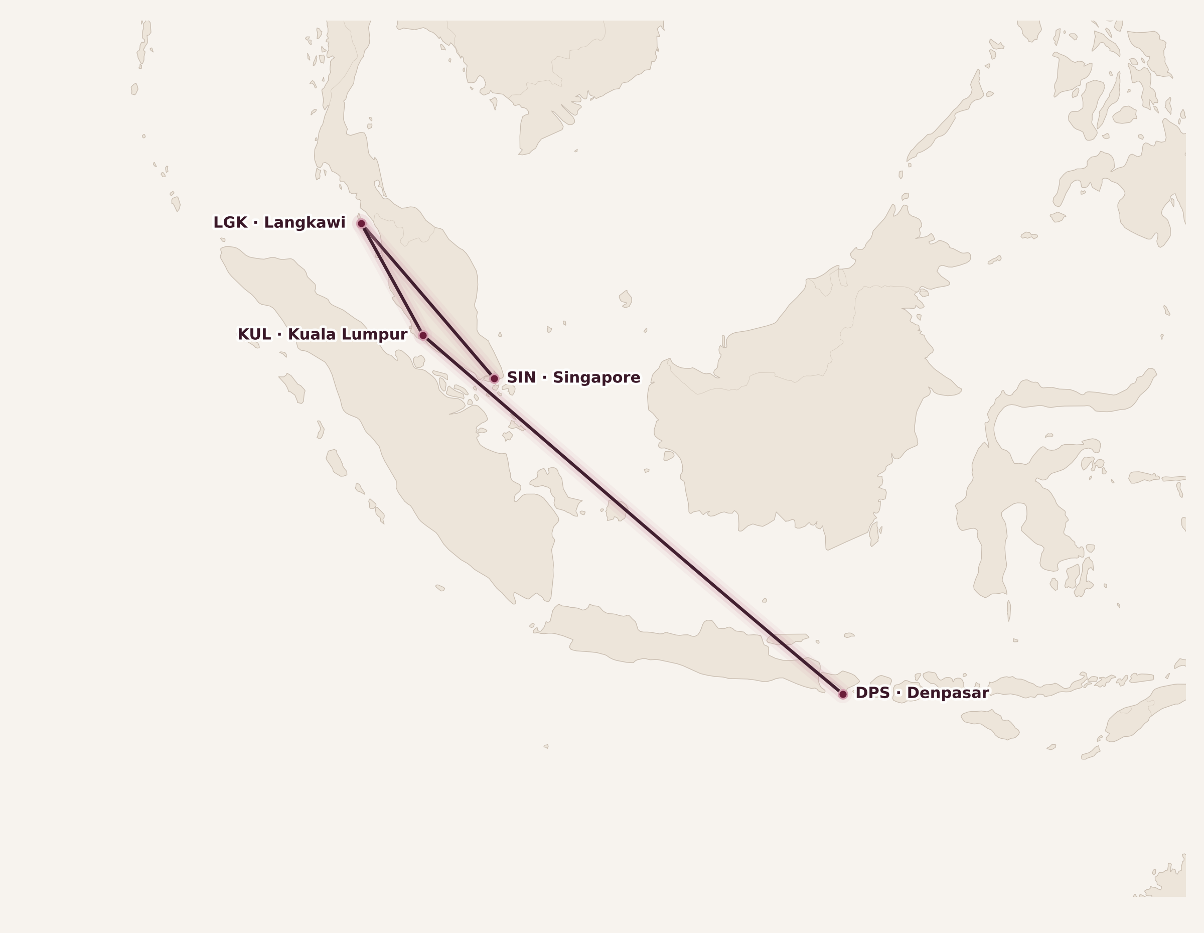 Map for Booked: A Luxury Hotel World Tour