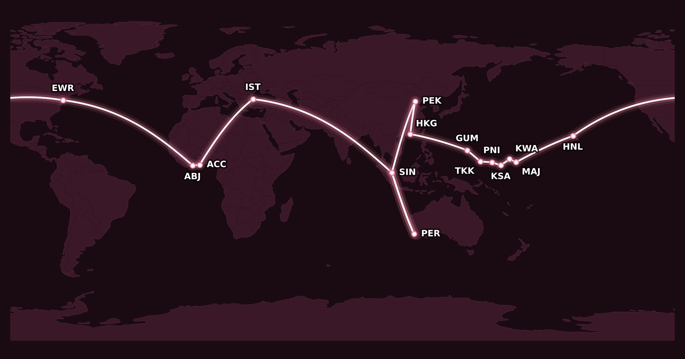 Map for Is This the Craziest Aeroplan Trip Ever Booked?