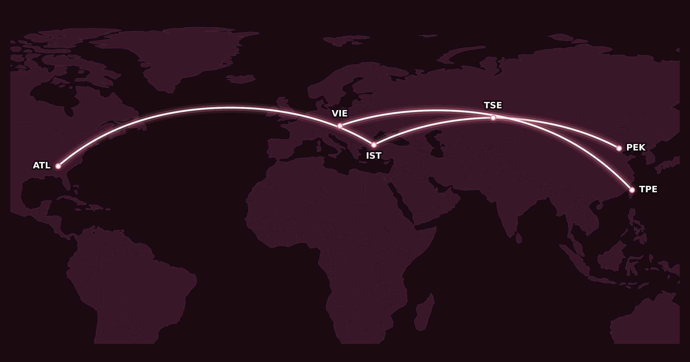 Map for Analyzing My Next Big Aeroplan Mini-RTW