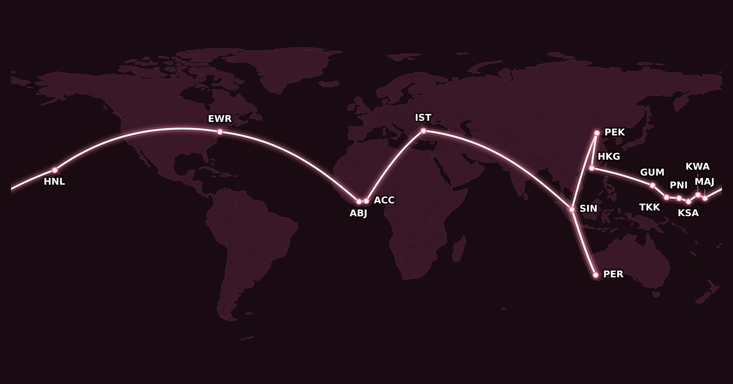 Map for Big Changes to Aeroplan Awards (Book Your Mini-RTWs Now!)
