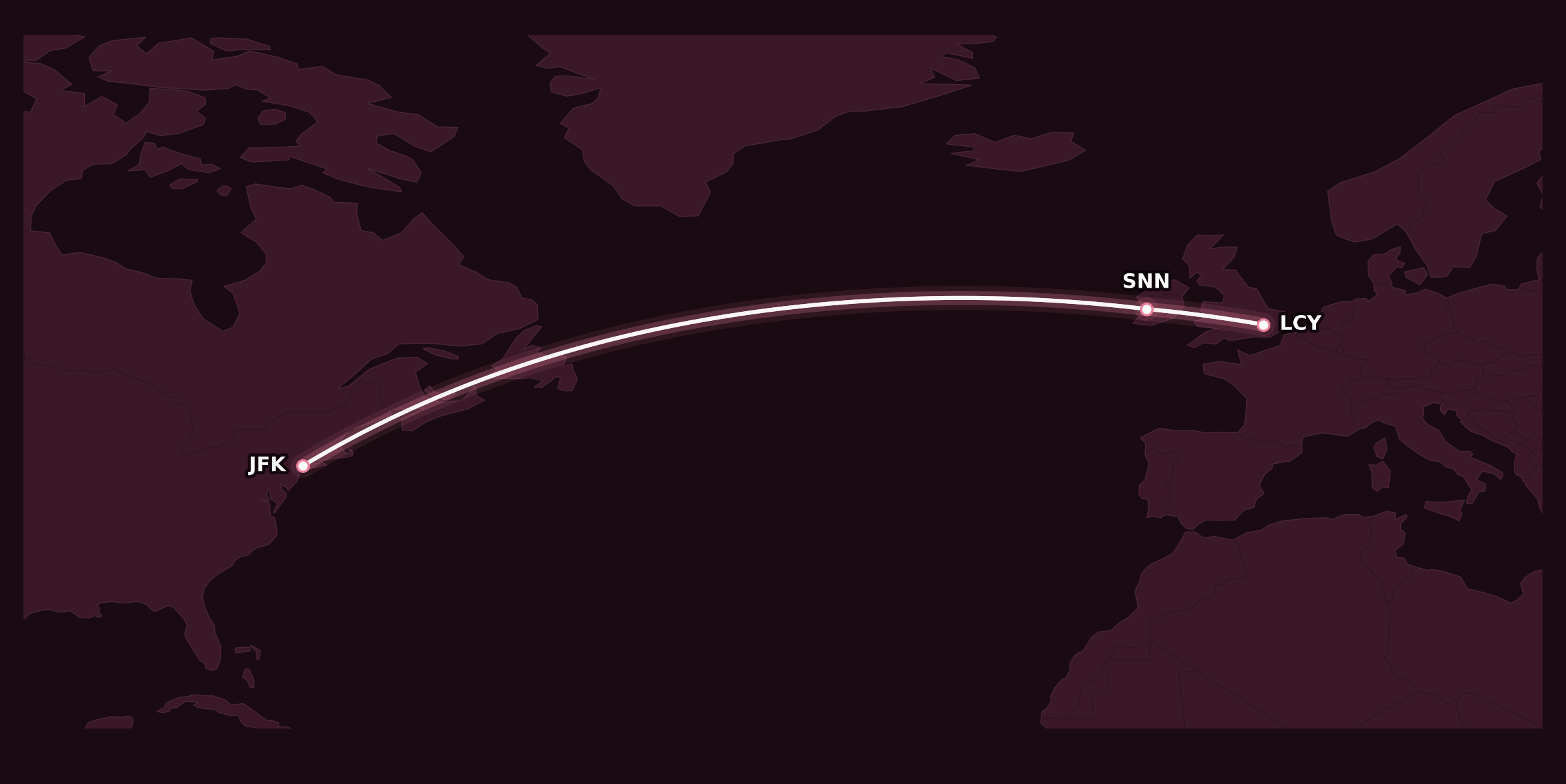 Map for What Are Fifth Freedom Flights?