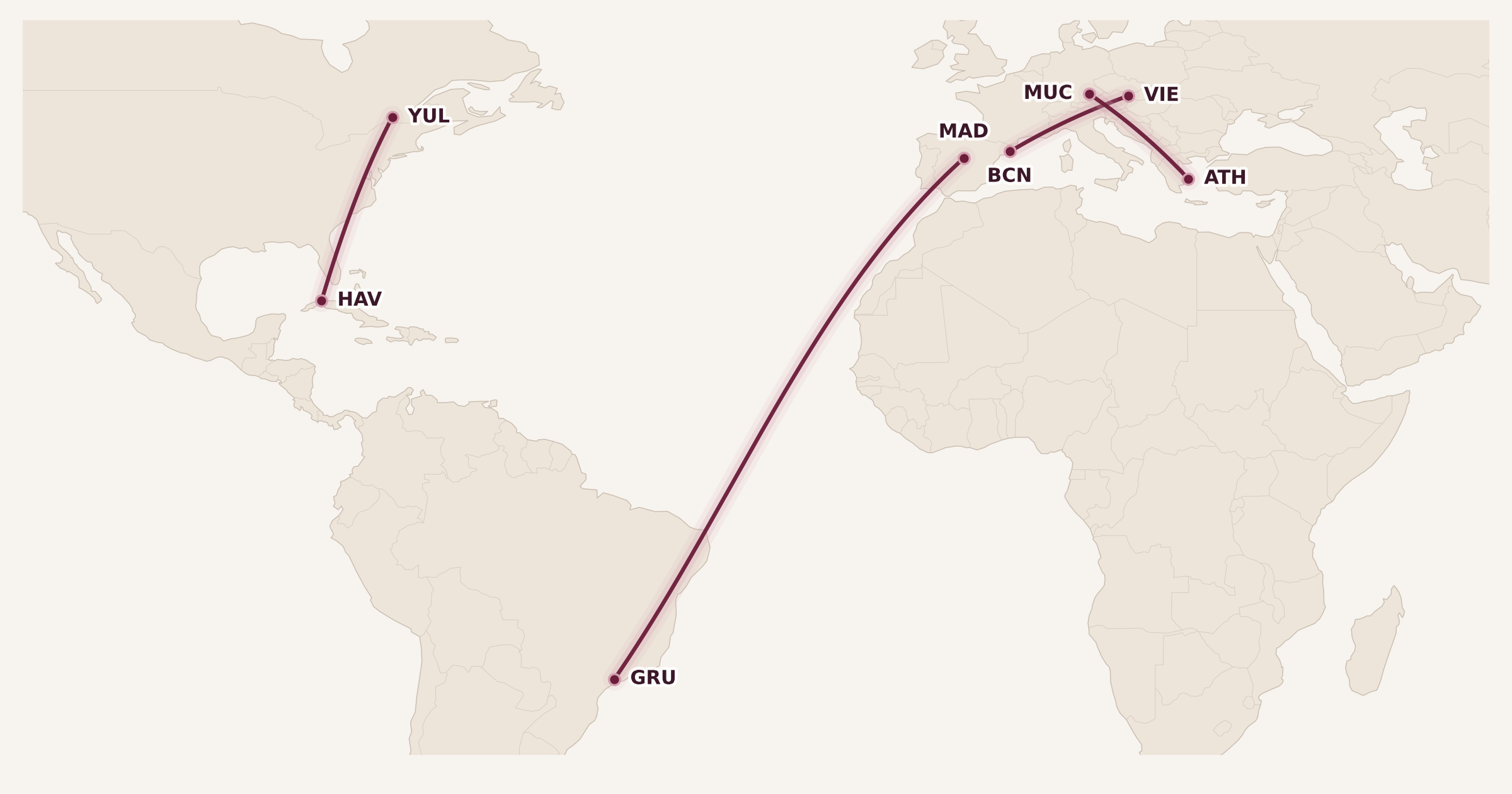 Map for Air China Returns to Aeroplan