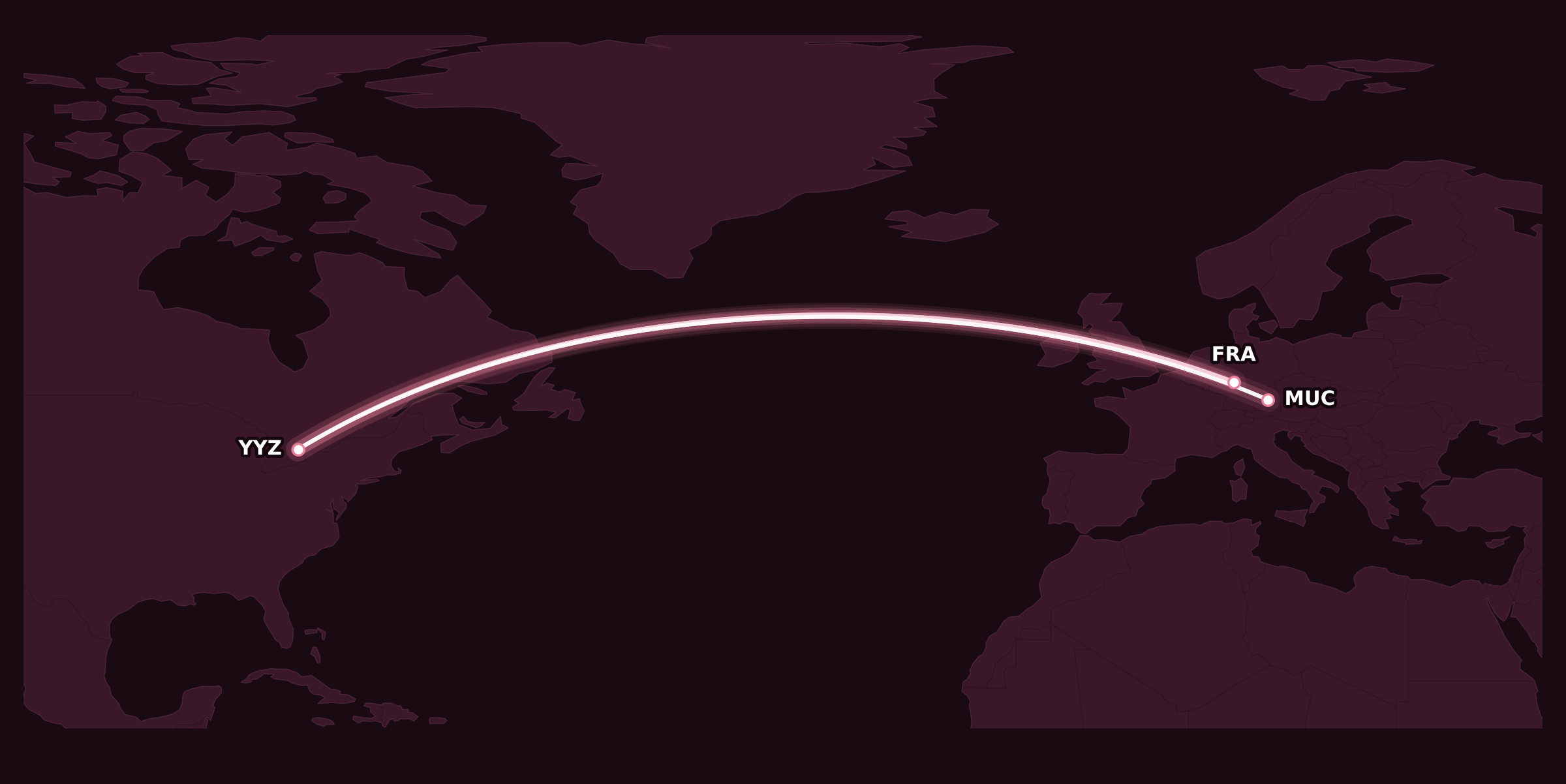 Map for Understanding the Aeroplan Flight Reward Chart