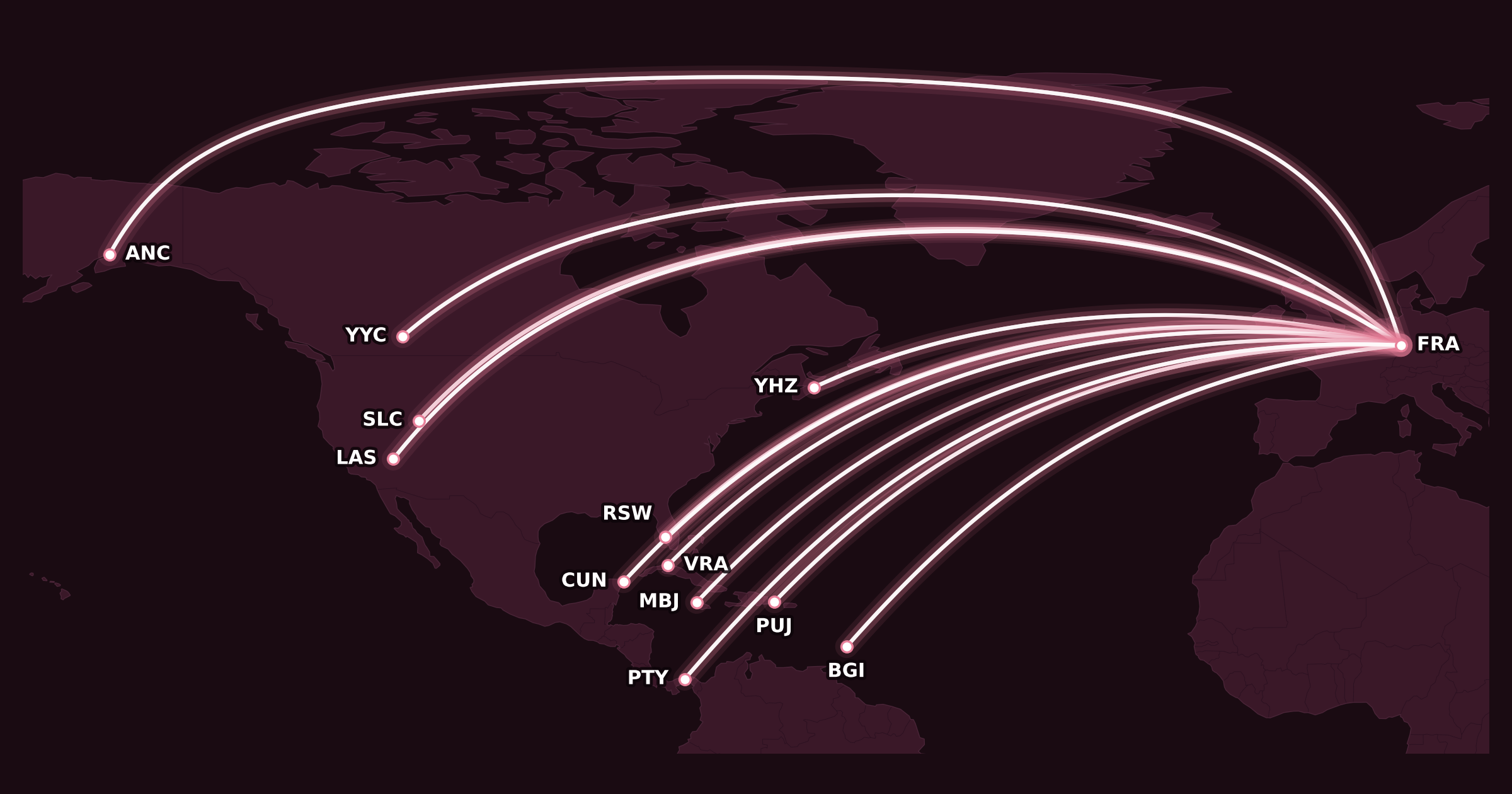 Map for Aeroplan Adds Partnership with Eurowings Discover