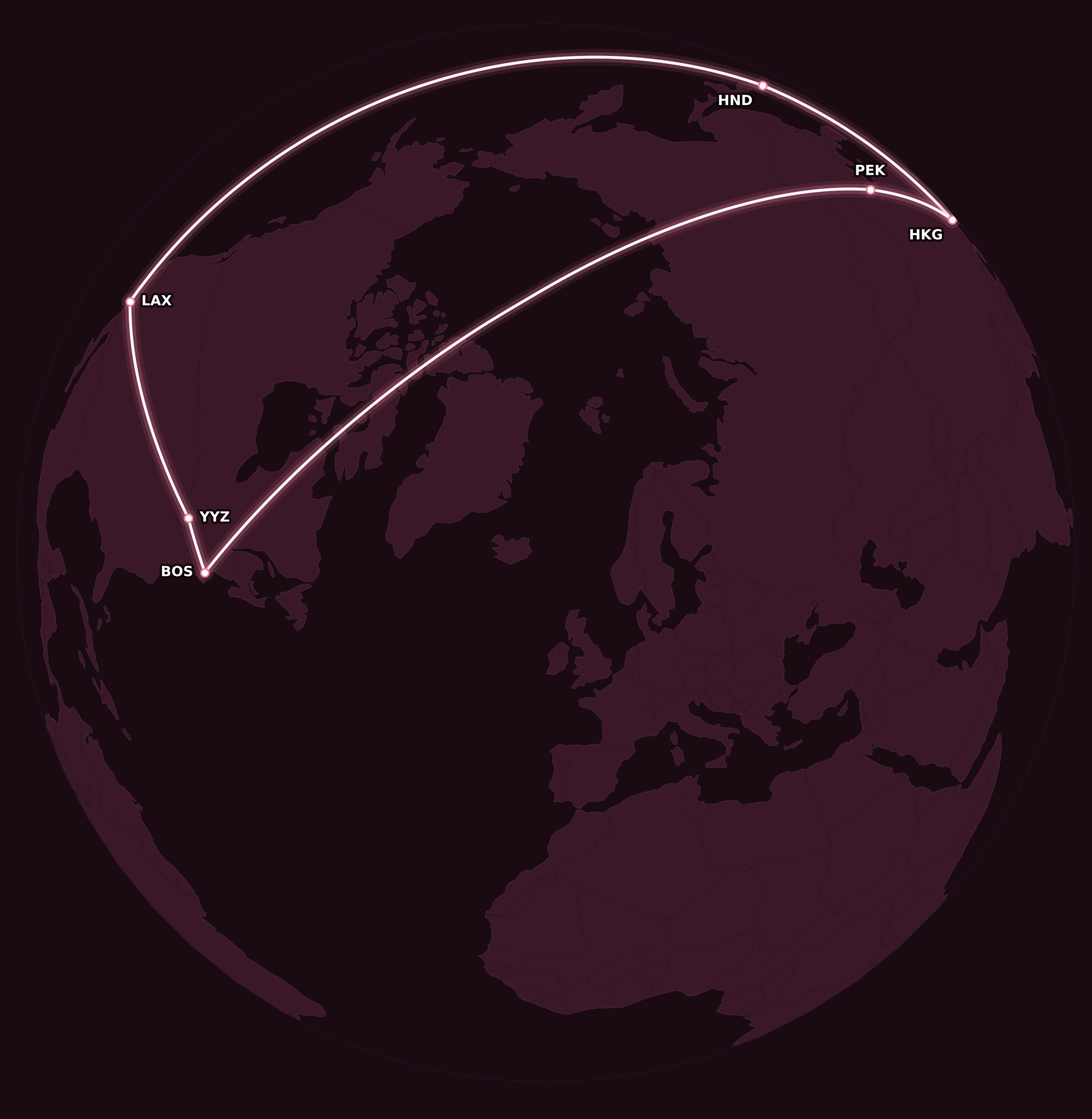 Map for Booked: A First Class Bonanza