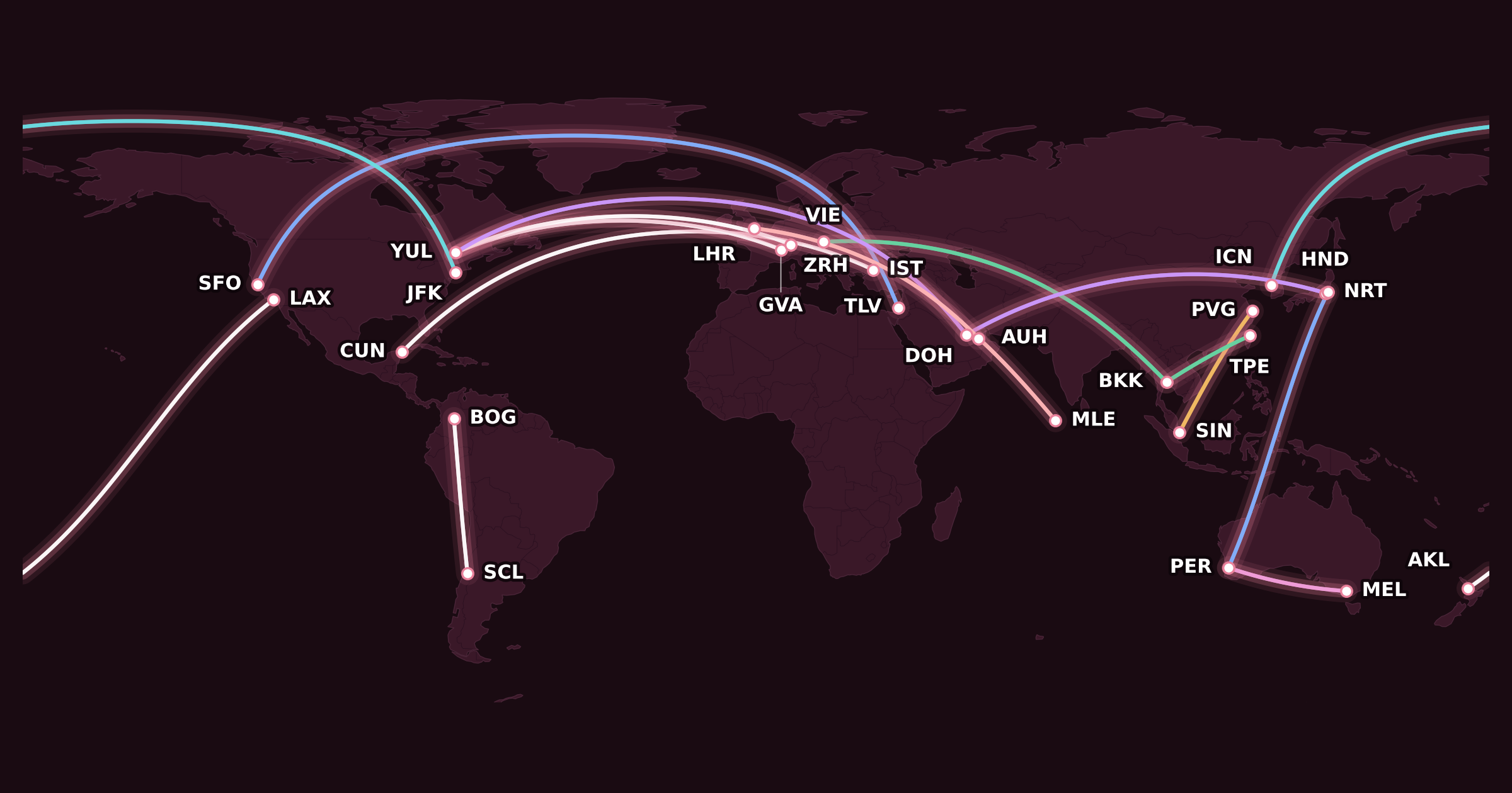 Map for 14 Premium Products I’m Looking Forward to Flying