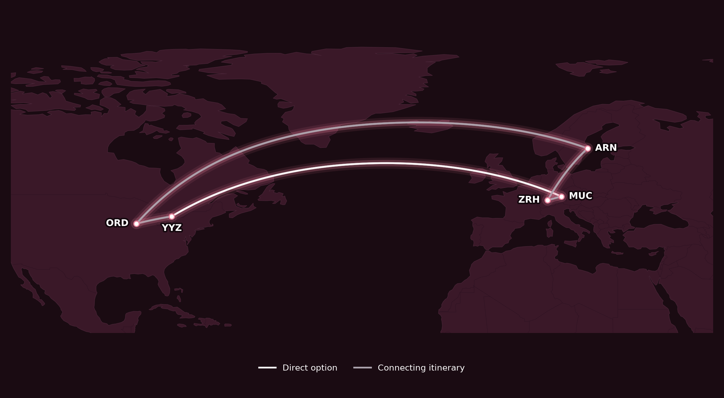 Map for United MileagePlus Changes: What Does This Mean for Air Canada?