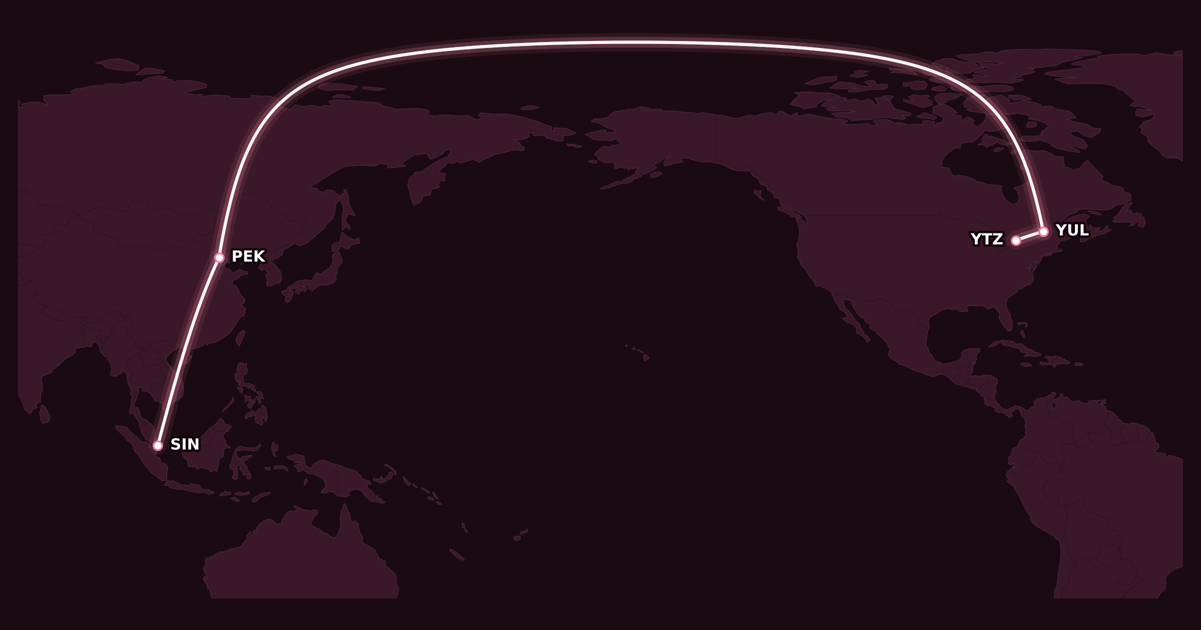 Map for Booked: A Luxury Hotel World Tour