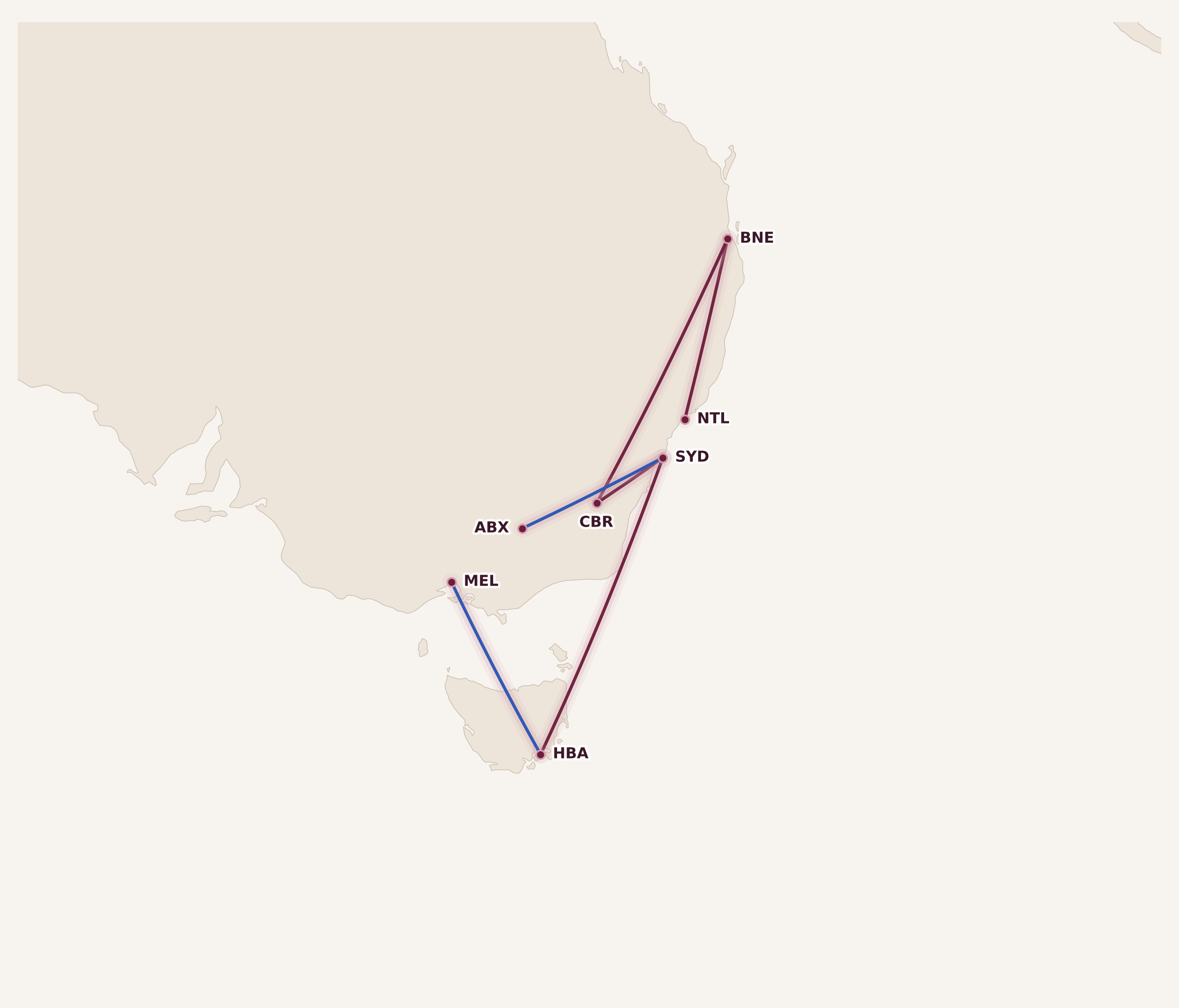 Map for Booked: Sun, Sand, and Australian Lamb