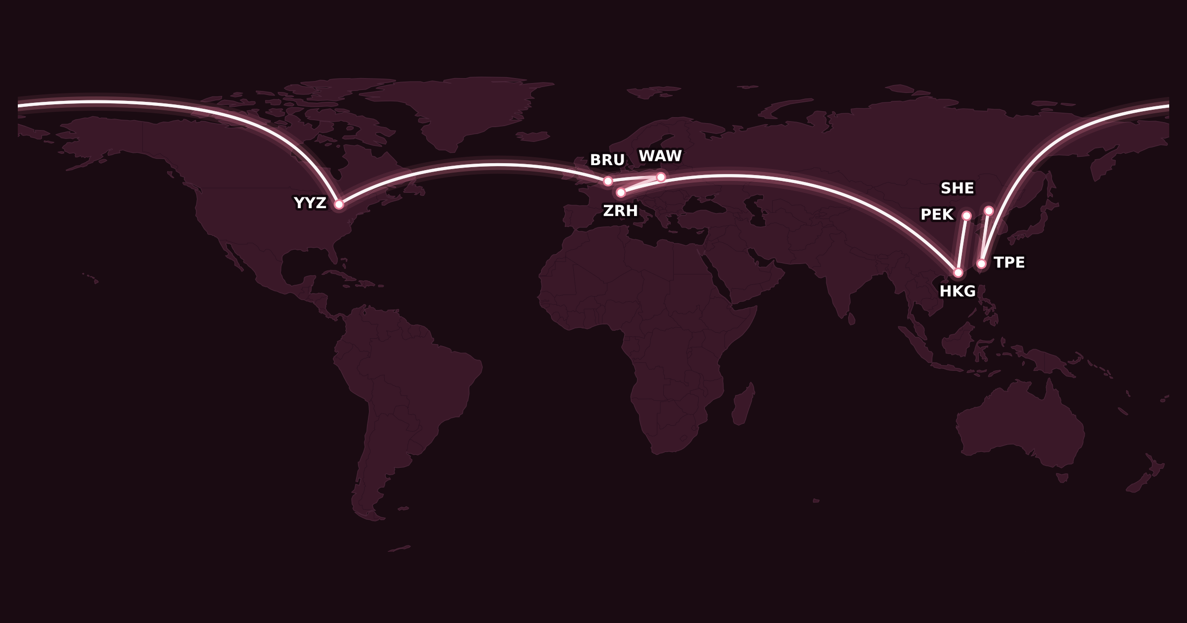 Map for Booked: Around the World in 16 Days