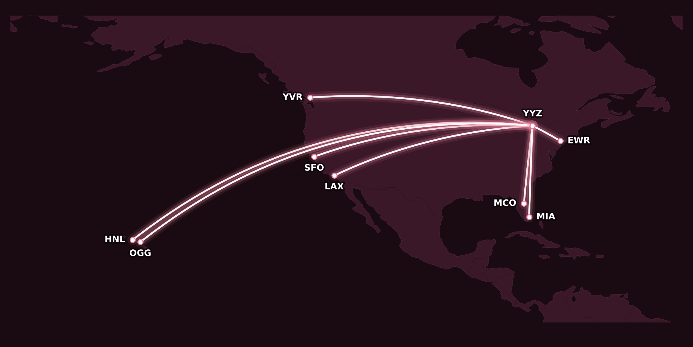 Map for The Complete Guide to Air Canada Business Class